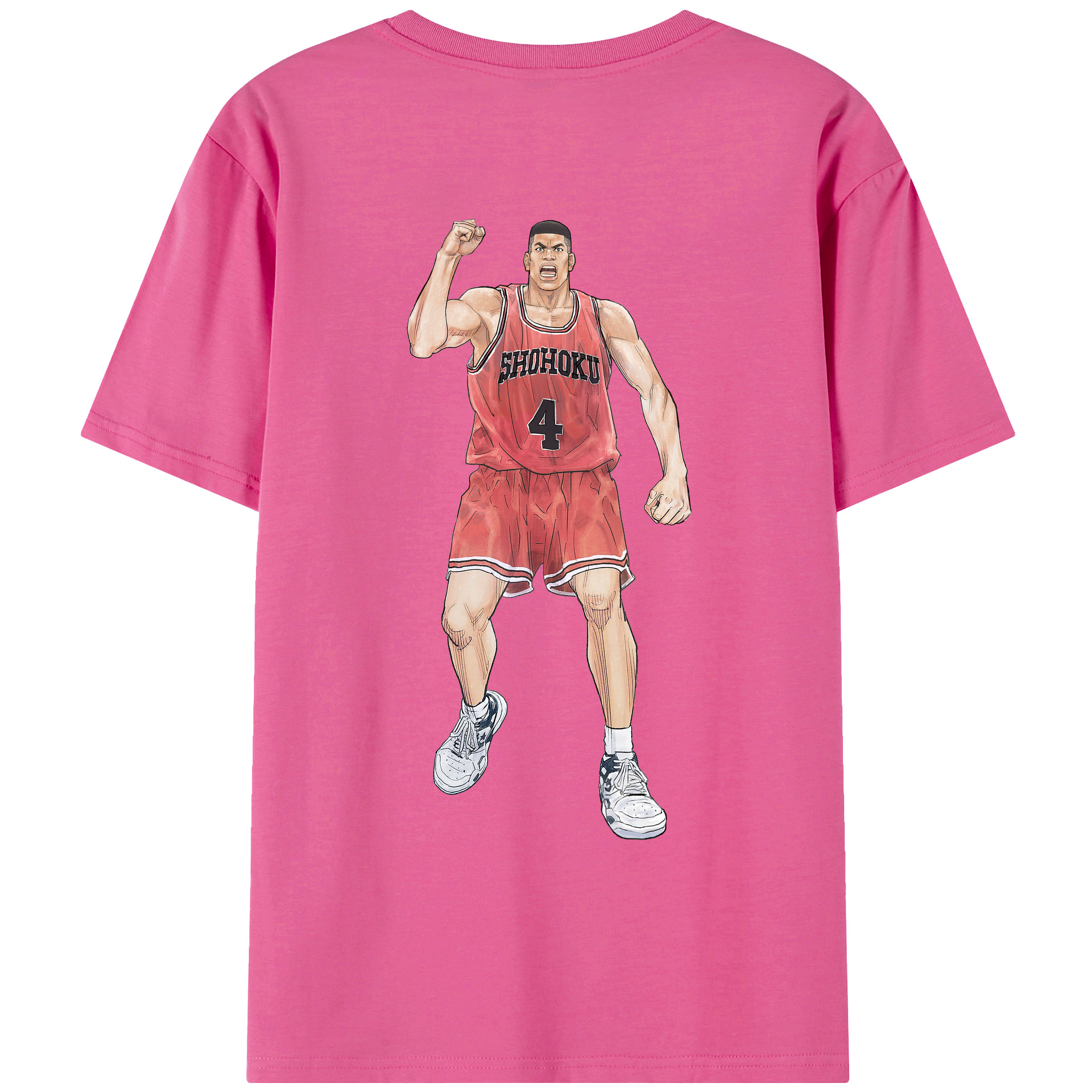 SLAM DUNK／スラムダンク レディース半袖Tシャツ(バックプリント)