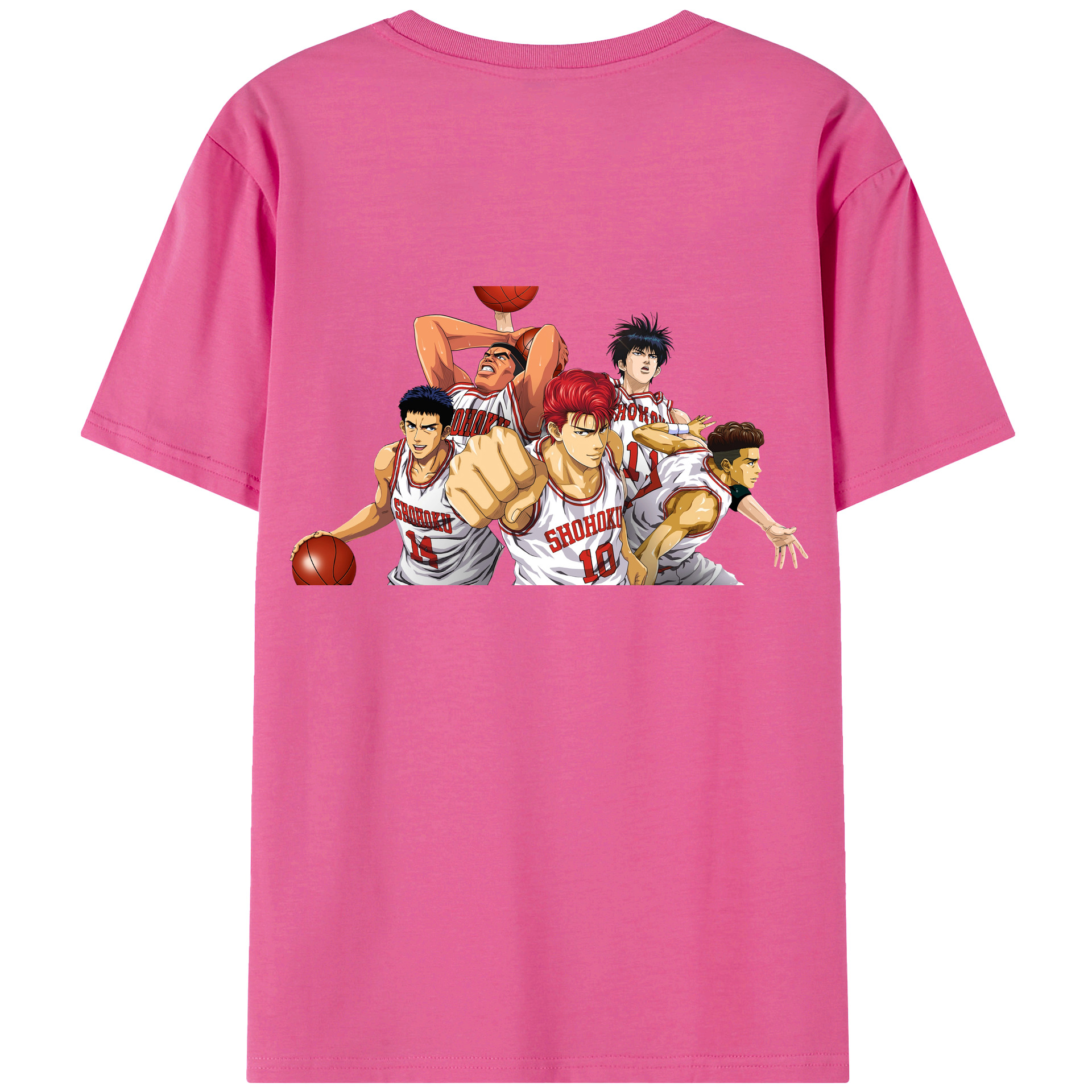 SLAM DUNK／スラムダンク レディース半袖Tシャツ(バックプリント)