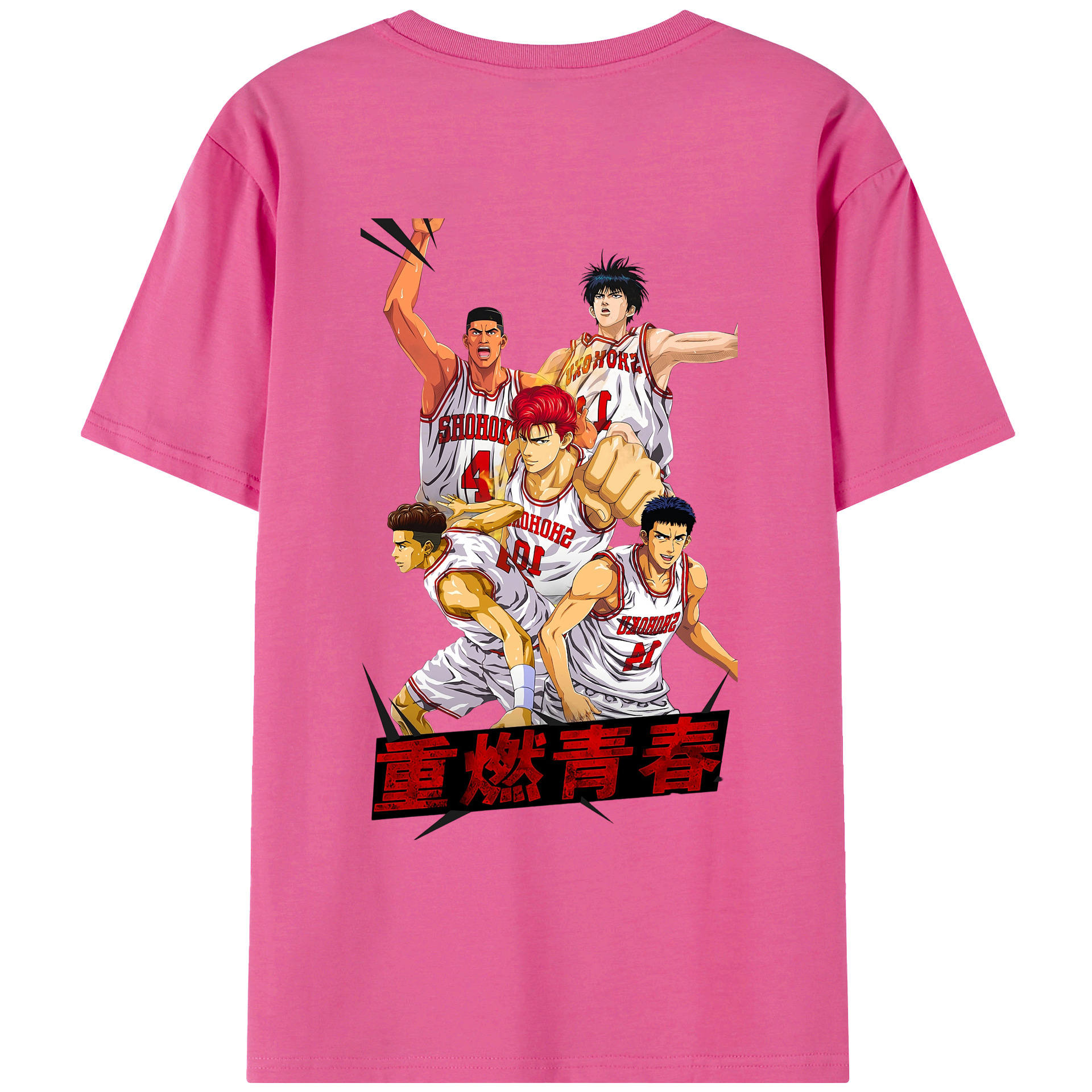 SLAM DUNK／スラムダンク レディース半袖Tシャツ(バックプリント)