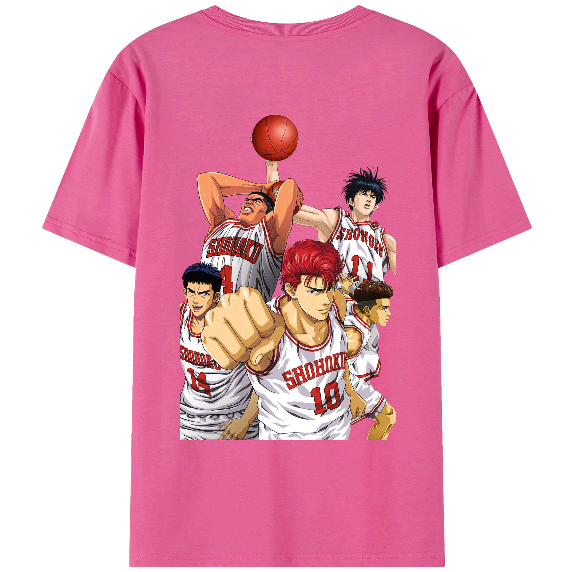 SLAM DUNK／スラムダンク レディース半袖Tシャツ(バックプリント)