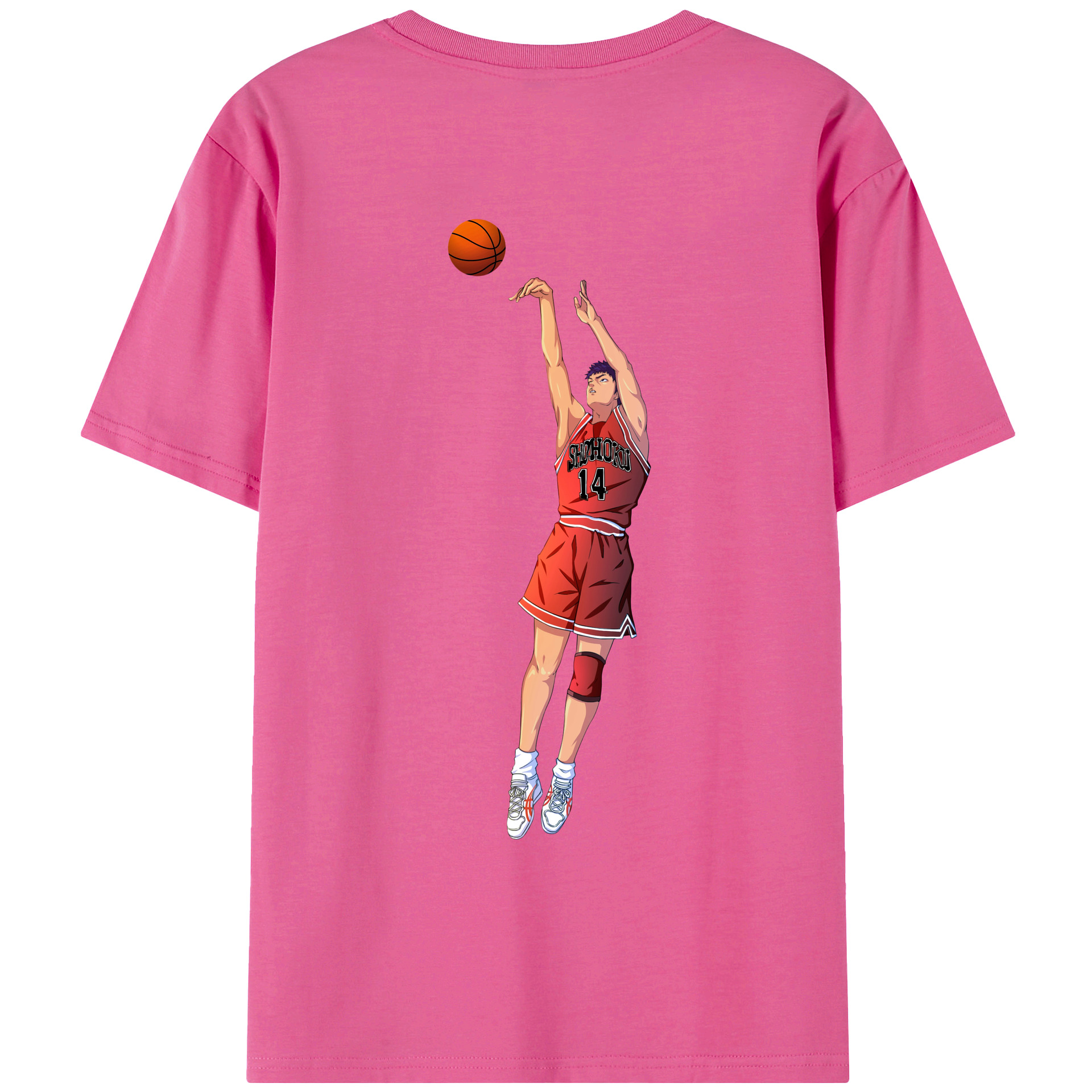 SLAM DUNK／スラムダンク レディース半袖Tシャツ(バックプリント)