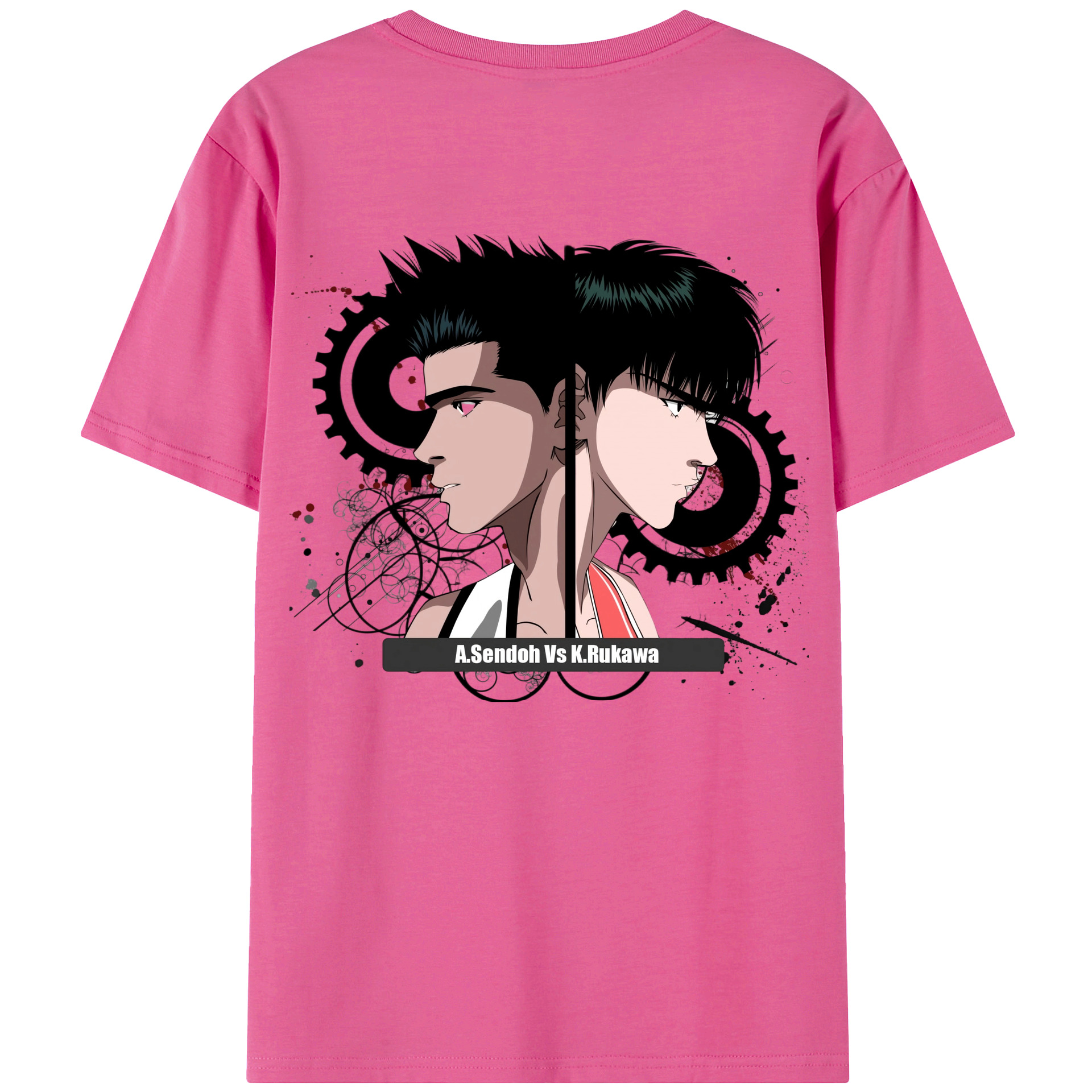 SLAM DUNK／スラムダンク レディース半袖Tシャツ(バックプリント)
