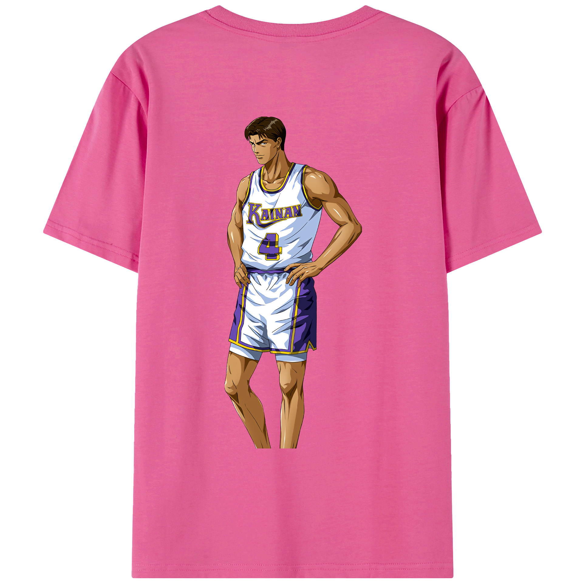 SLAM DUNK／スラムダンク レディース半袖Tシャツ(バックプリント)