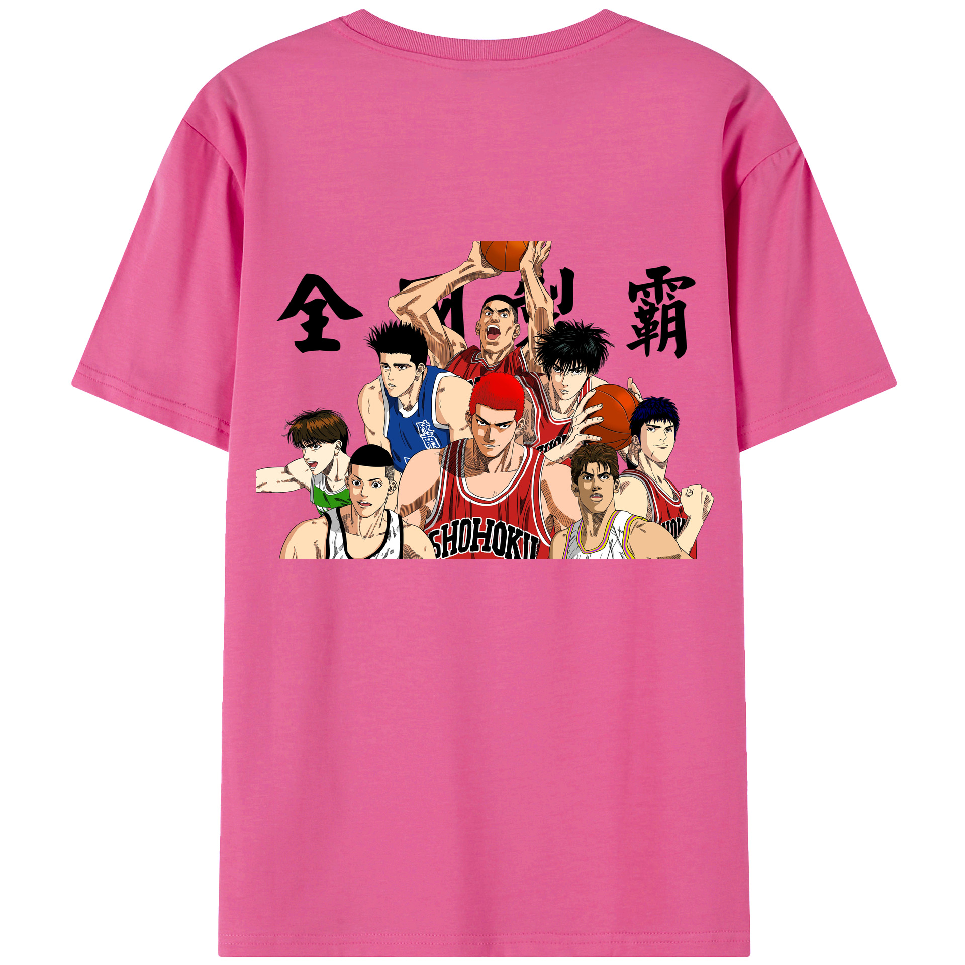 SLAM DUNK／スラムダンク レディース半袖Tシャツ(バックプリント)