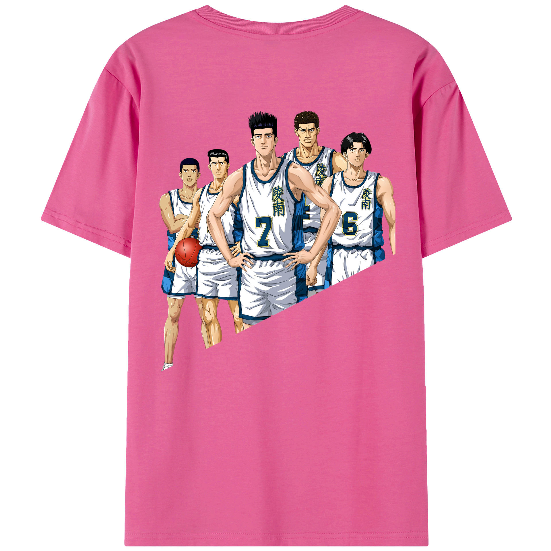 SLAM DUNK／スラムダンク レディース半袖Tシャツ(バックプリント)