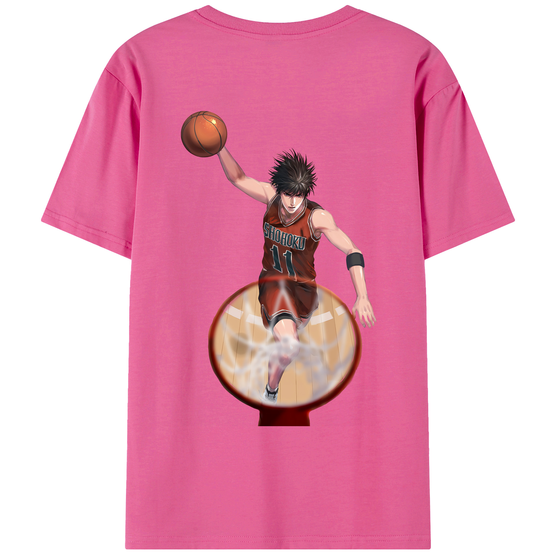（画像用） SLAM DUNK／スラムダンク レディース半袖Tシャツ(バックプリント)