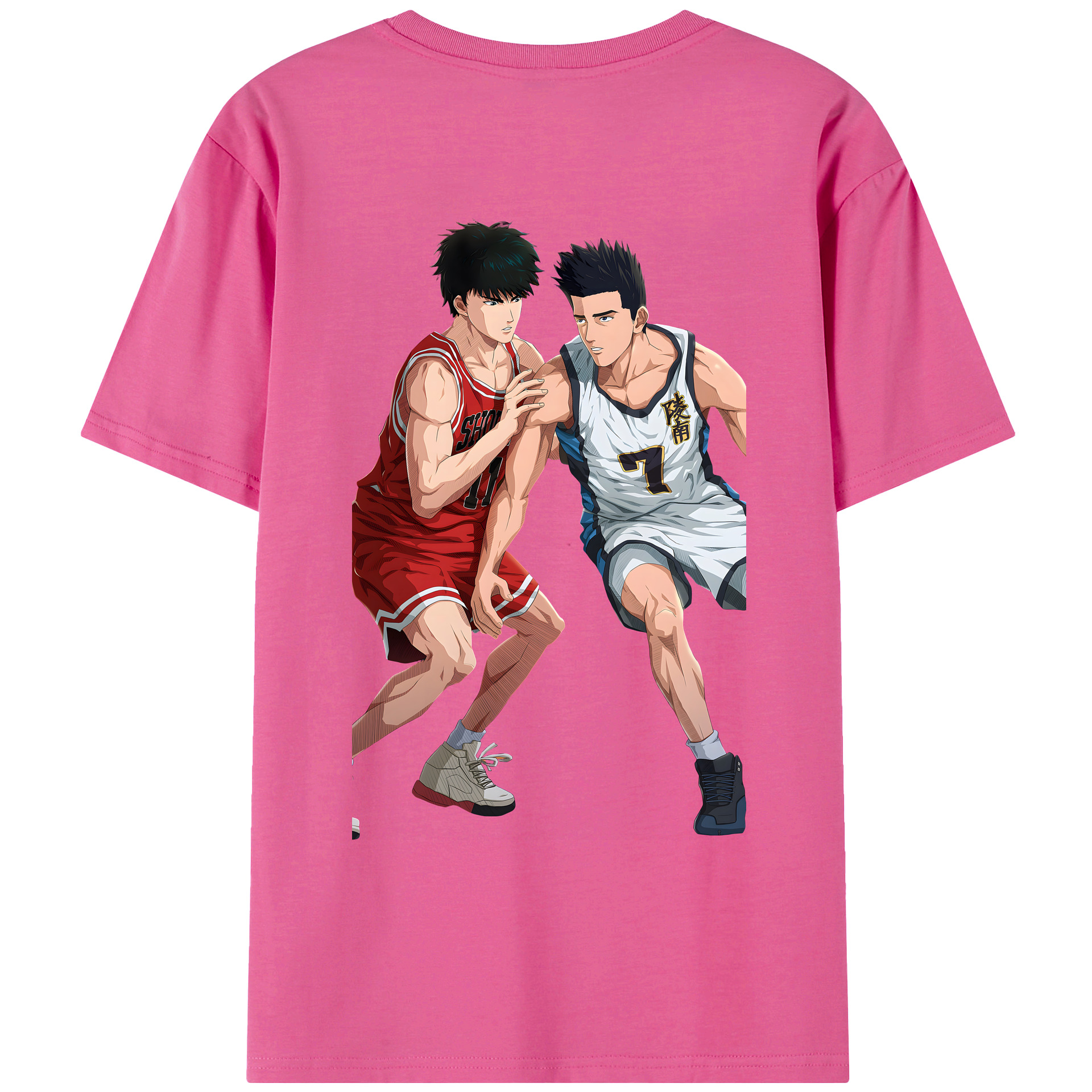 SLAM DUNK／スラムダンク レディース半袖Tシャツ(バックプリント)