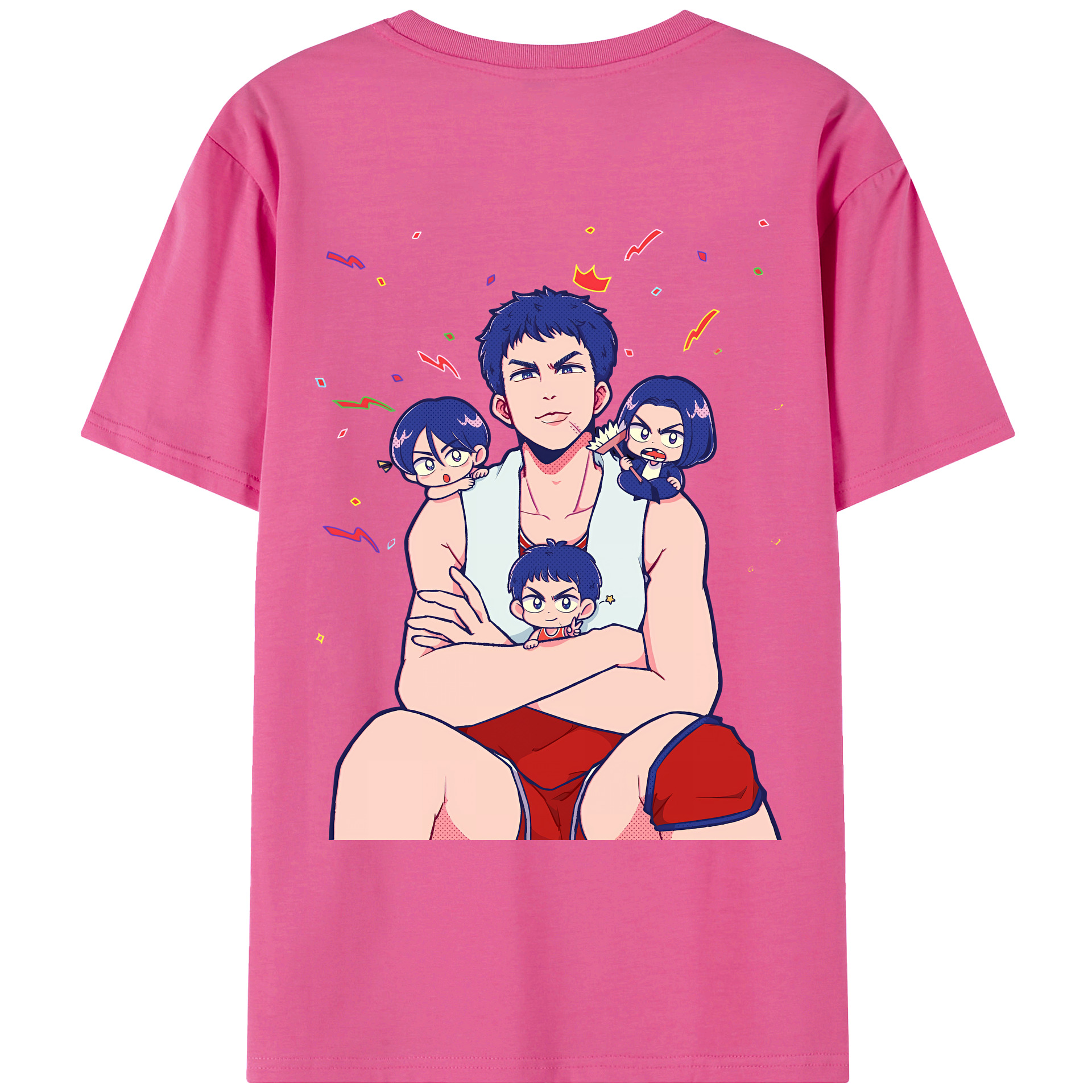 SLAM DUNK／スラムダンク レディース半袖Tシャツ(バックプリント)