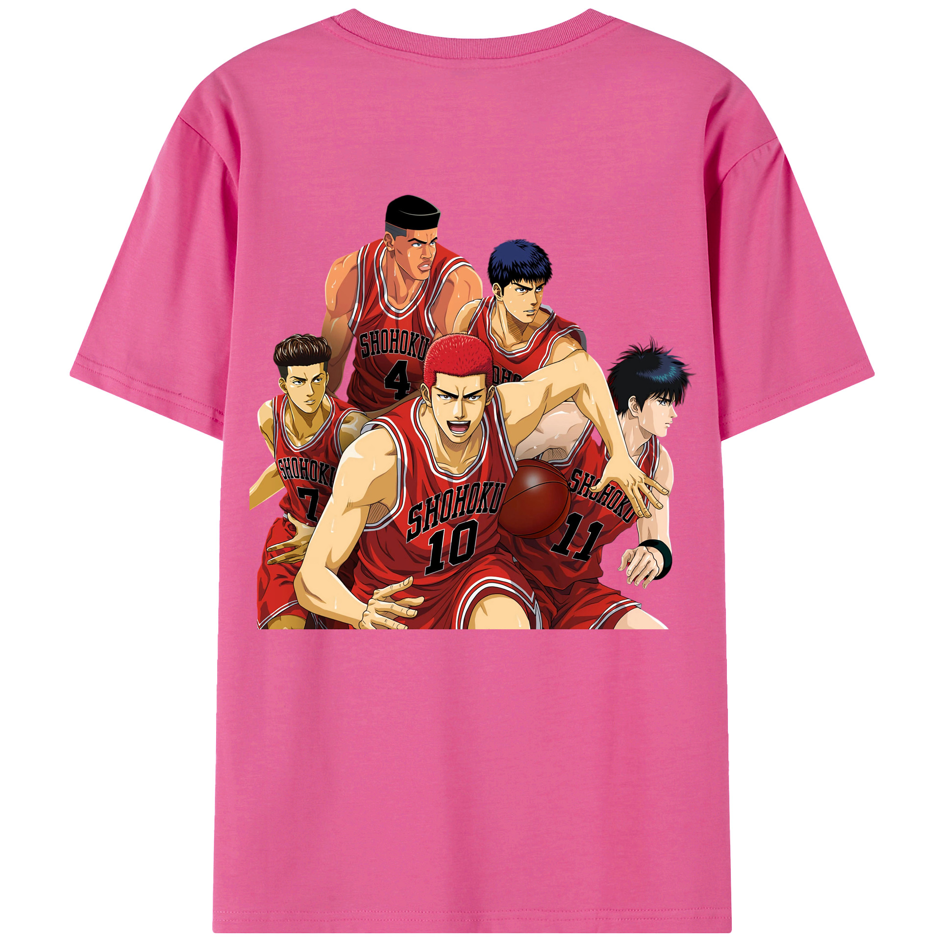 SLAM DUNK／スラムダンク レディース半袖Tシャツ(バックプリント)