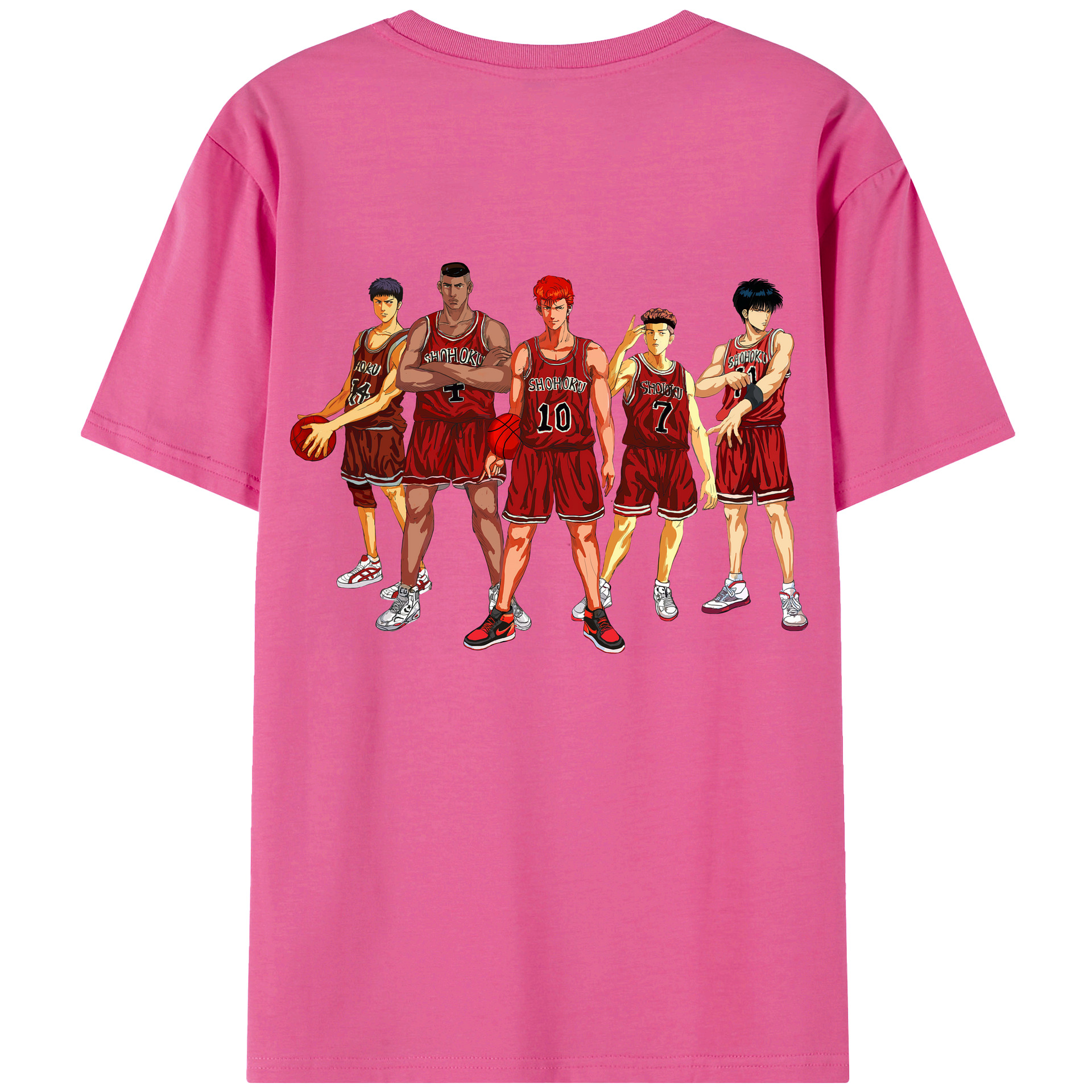 （画像用） SLAM DUNK／スラムダンク レディース半袖Tシャツ(バックプリント)