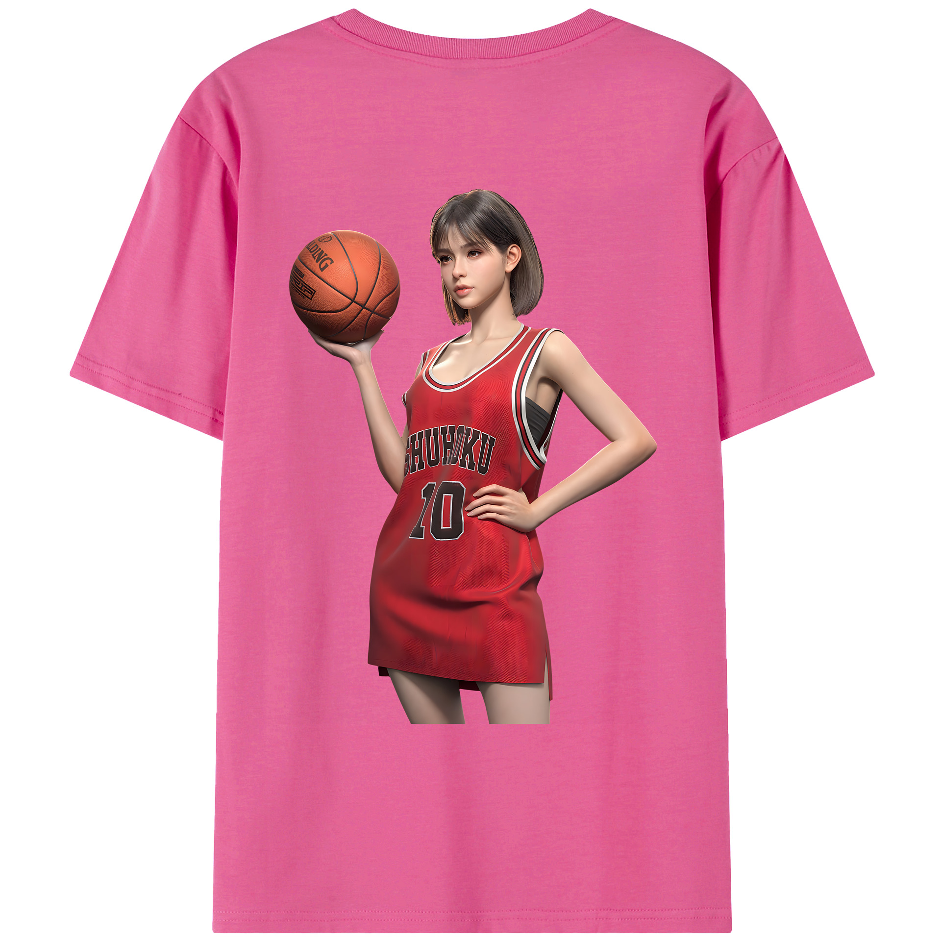 （画像用） SLAM DUNK／スラムダンク レディース半袖Tシャツ(バックプリント)