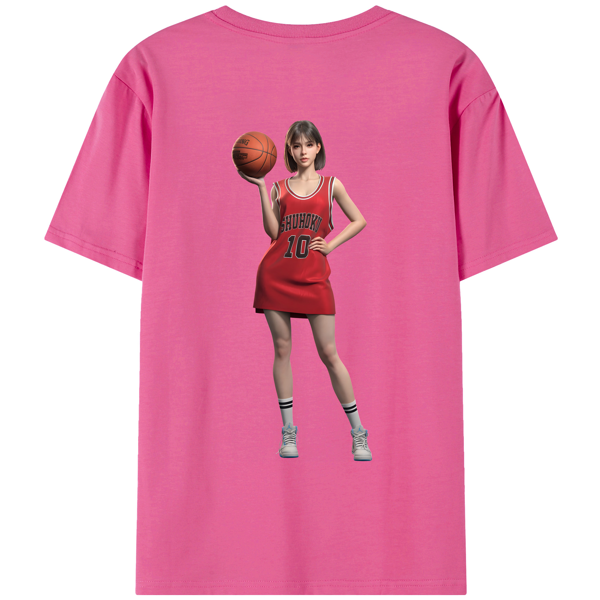 （画像用） SLAM DUNK／スラムダンク レディース半袖Tシャツ(バックプリント)