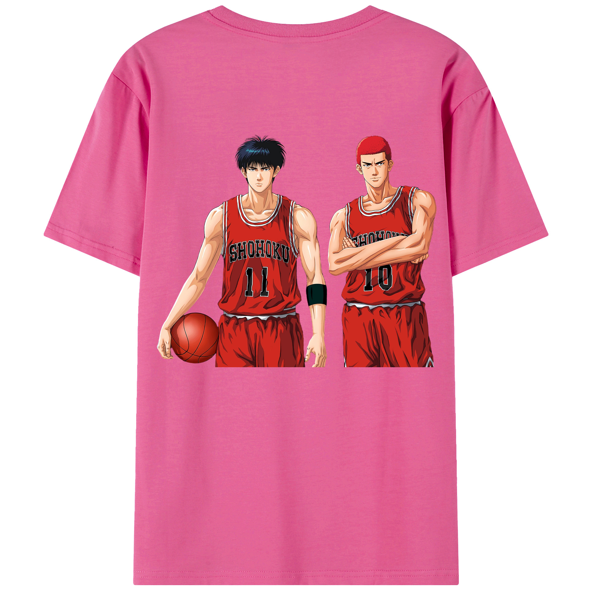 SLAM DUNK／スラムダンク レディース半袖Tシャツ(バックプリント)