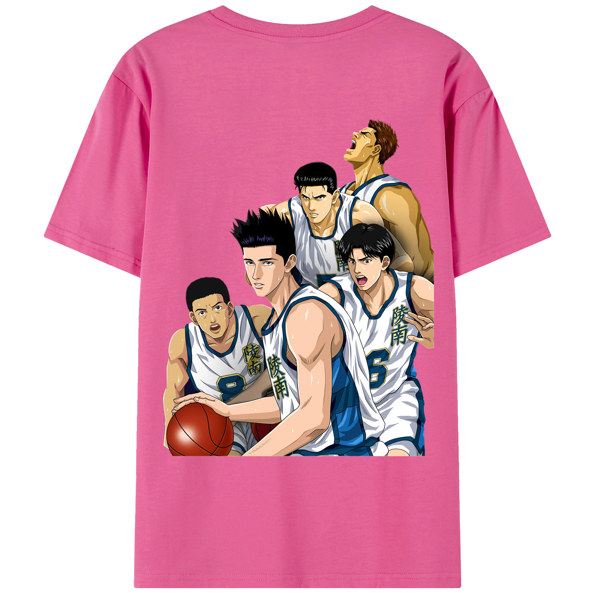 SLAM DUNK／スラムダンク レディース半袖Tシャツ(バックプリント)