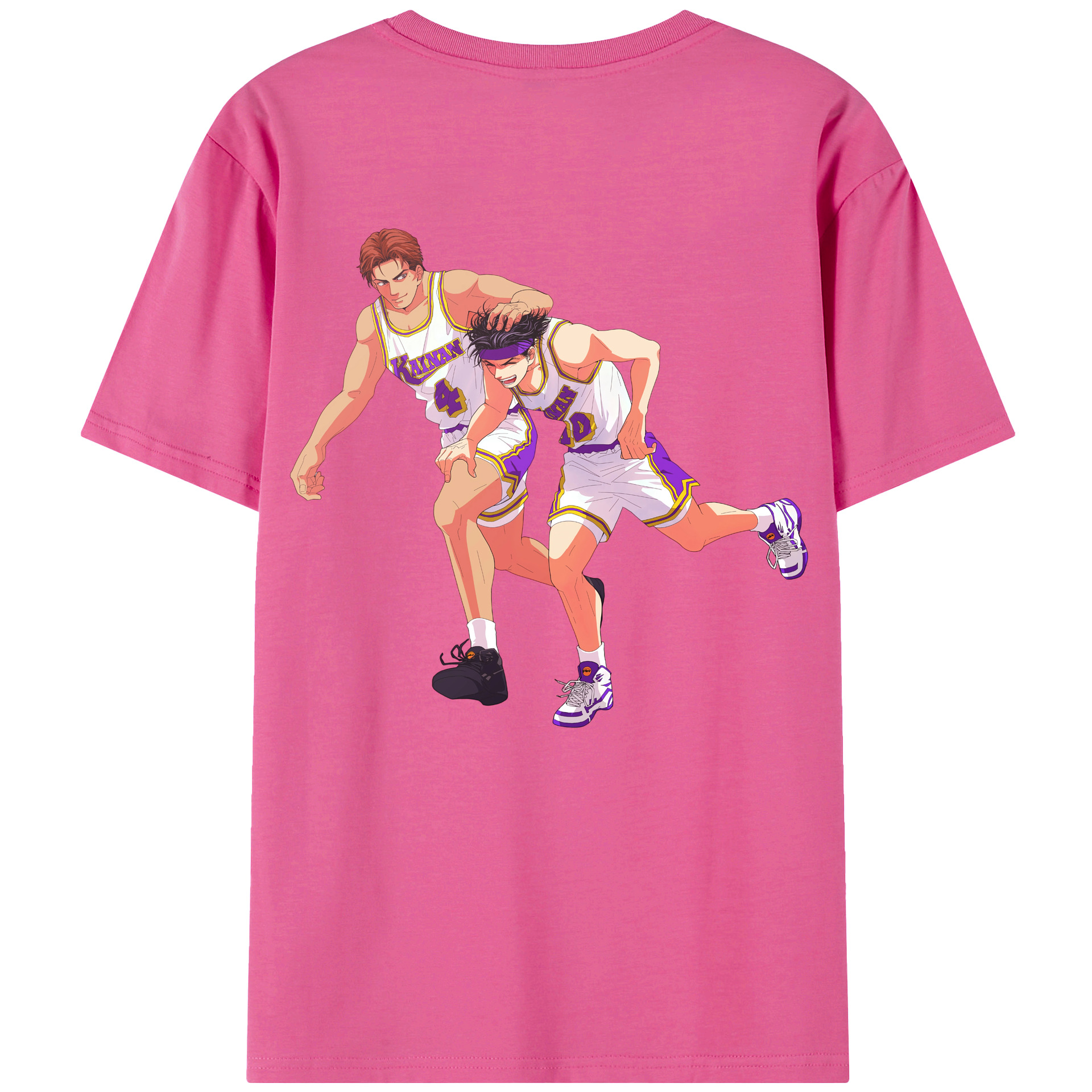 SLAM DUNK／スラムダンク レディース半袖Tシャツ(バックプリント)