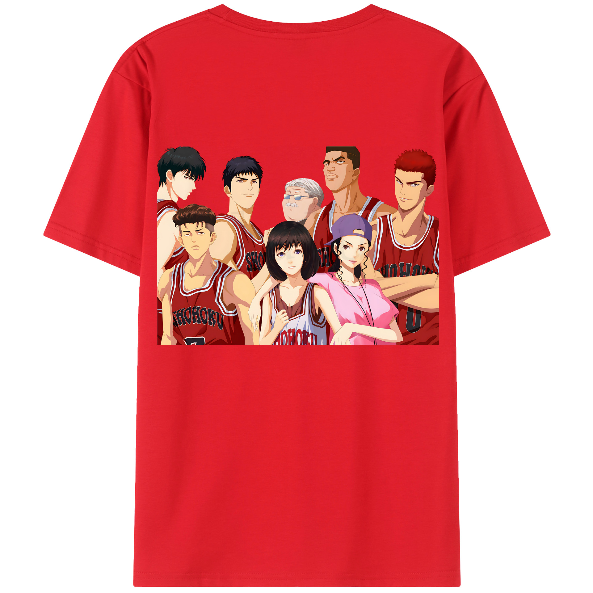 （画像用） SLAM DUNK／スラムダンク レディース半袖Tシャツ(バックプリント)