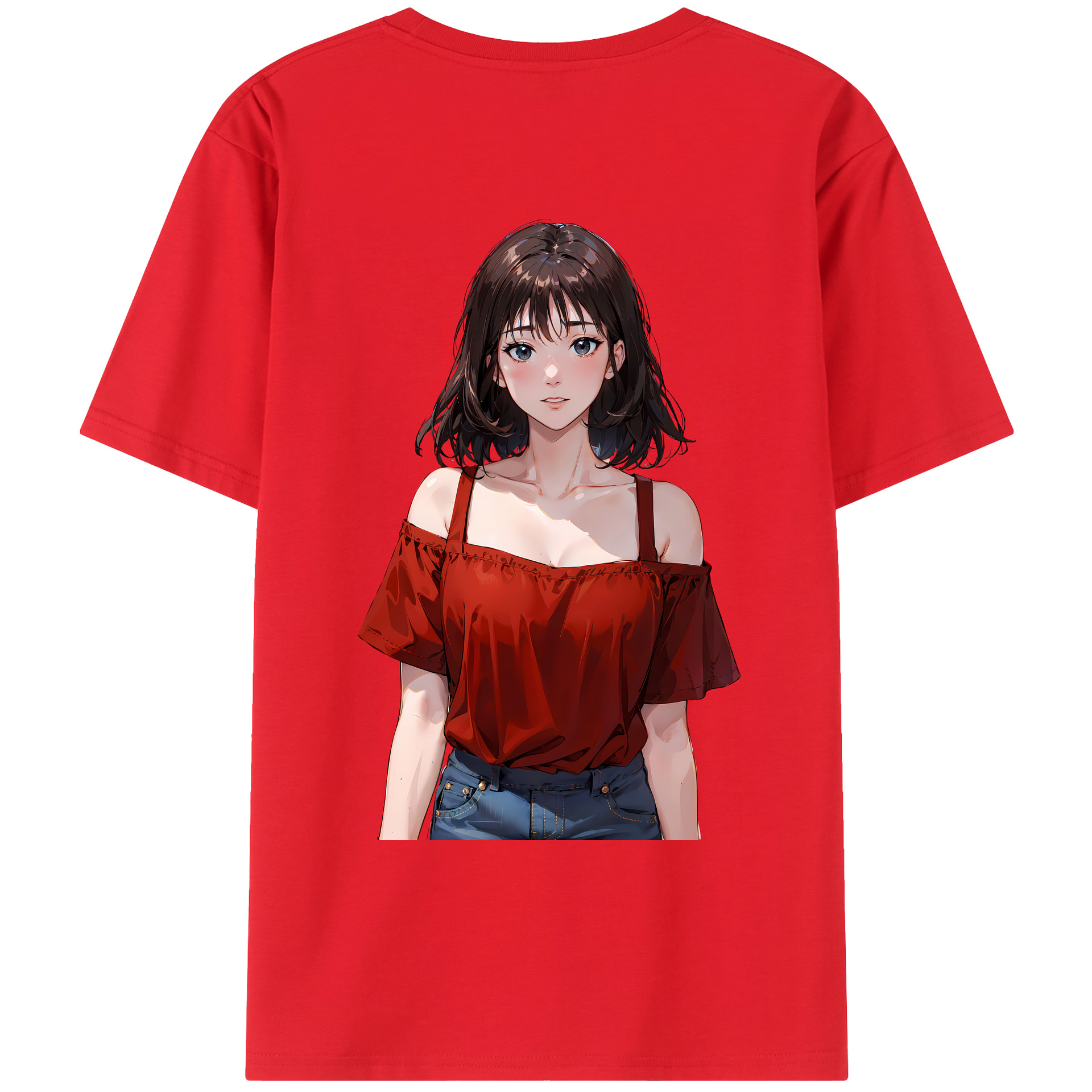 （画像用） SLAM DUNK／スラムダンク レディース半袖Tシャツ(バックプリント)