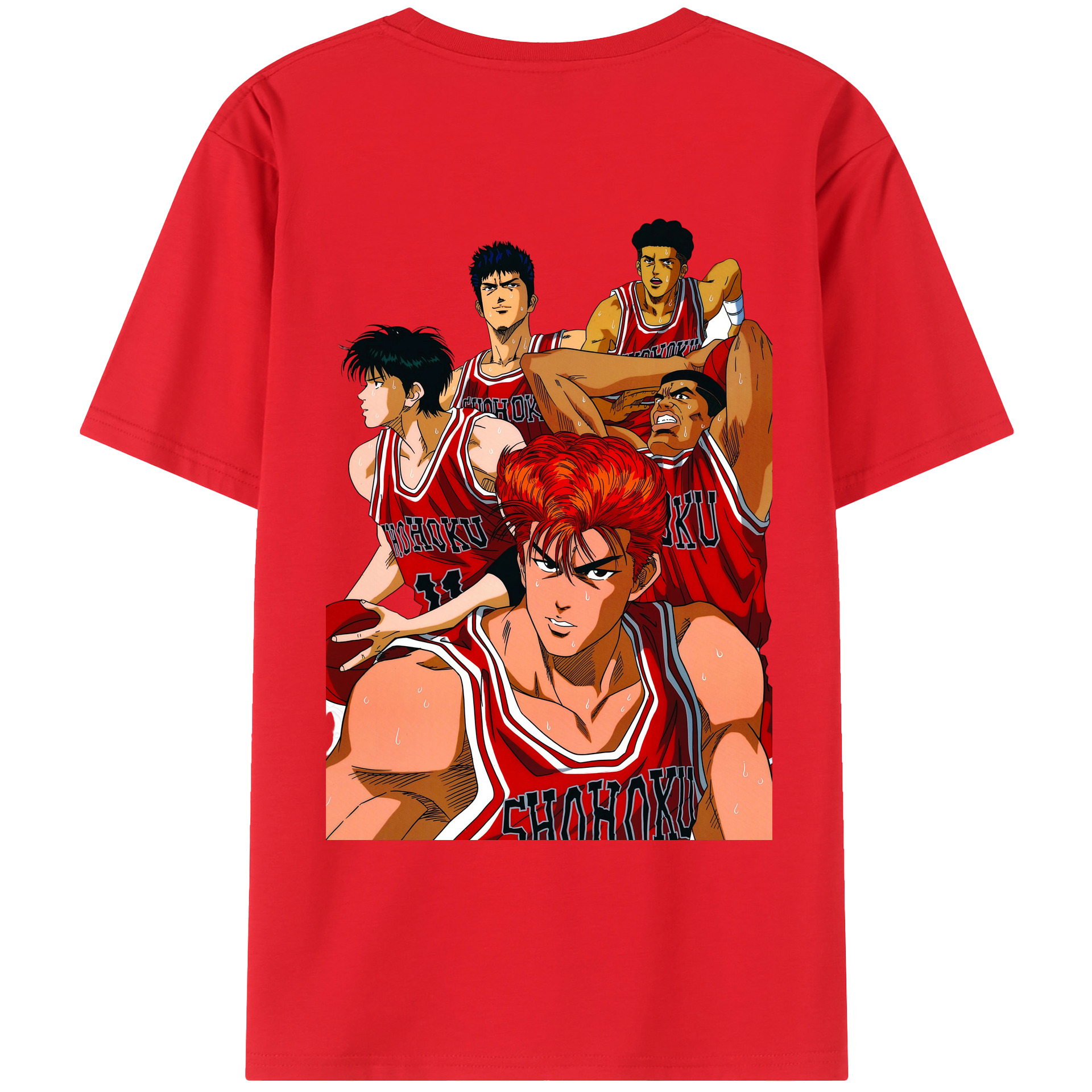 SLAM DUNK／スラムダンク レディース半袖Tシャツ(バックプリント)