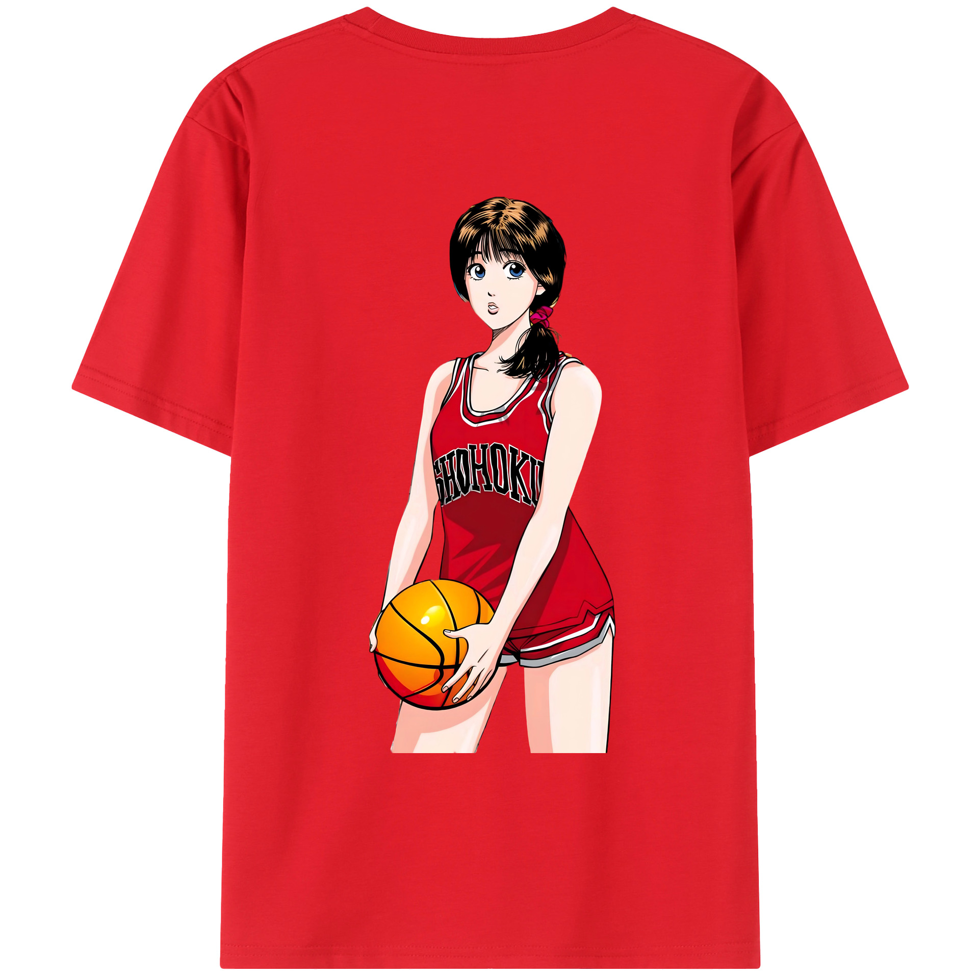 SLAM DUNK／スラムダンク レディース半袖Tシャツ(バックプリント)