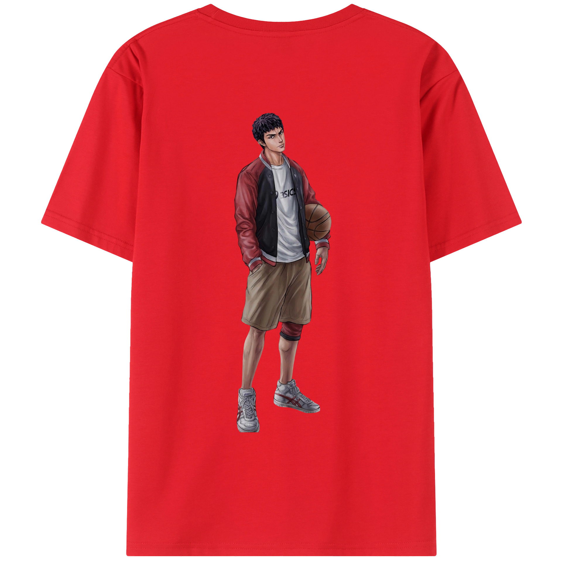 SLAM DUNK／スラムダンク レディース半袖Tシャツ(バックプリント)