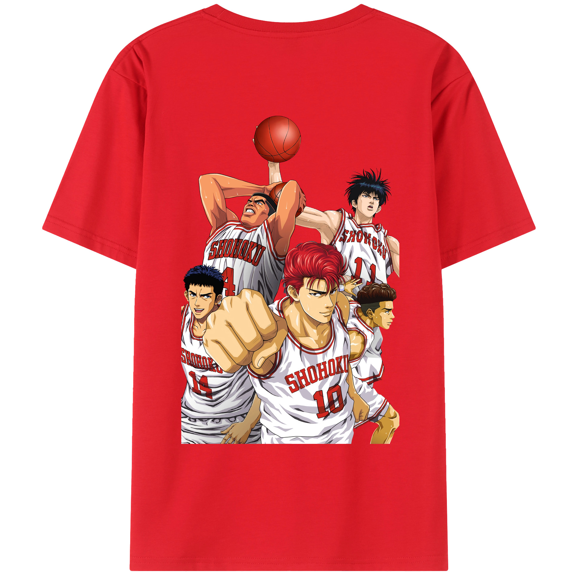 SLAM DUNK／スラムダンク レディース半袖Tシャツ(バックプリント)
