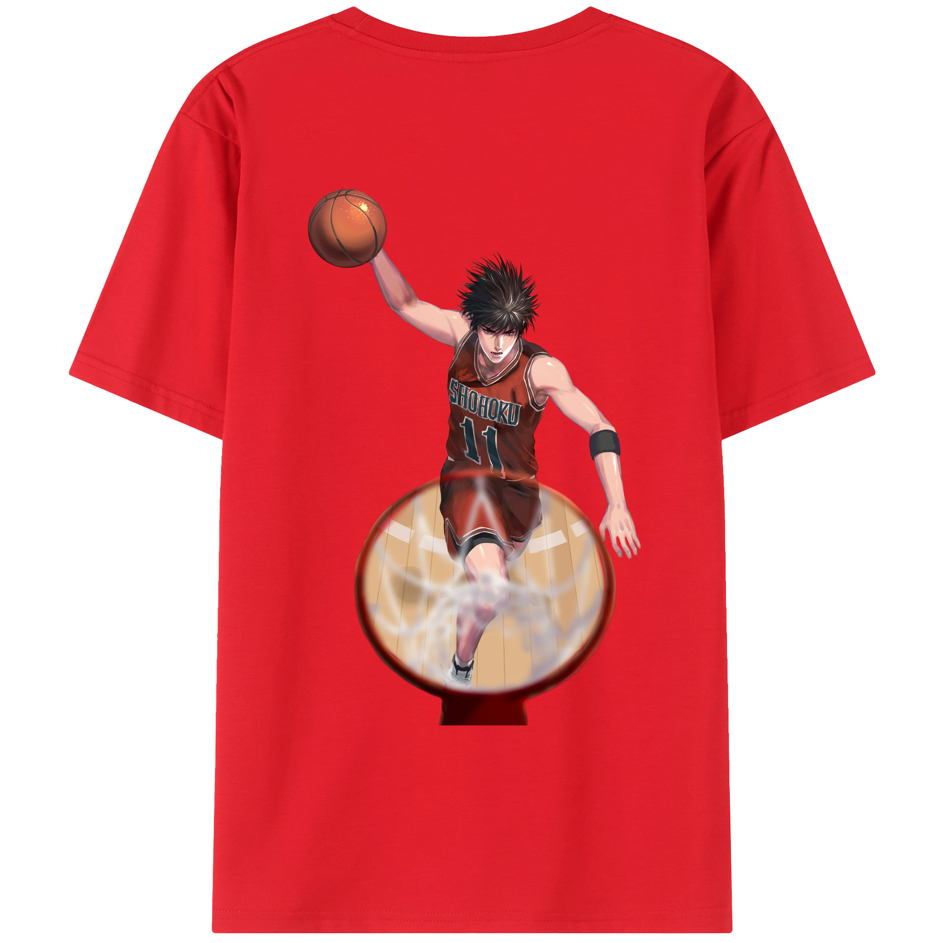 （画像用） SLAM DUNK／スラムダンク レディース半袖Tシャツ(バックプリント)