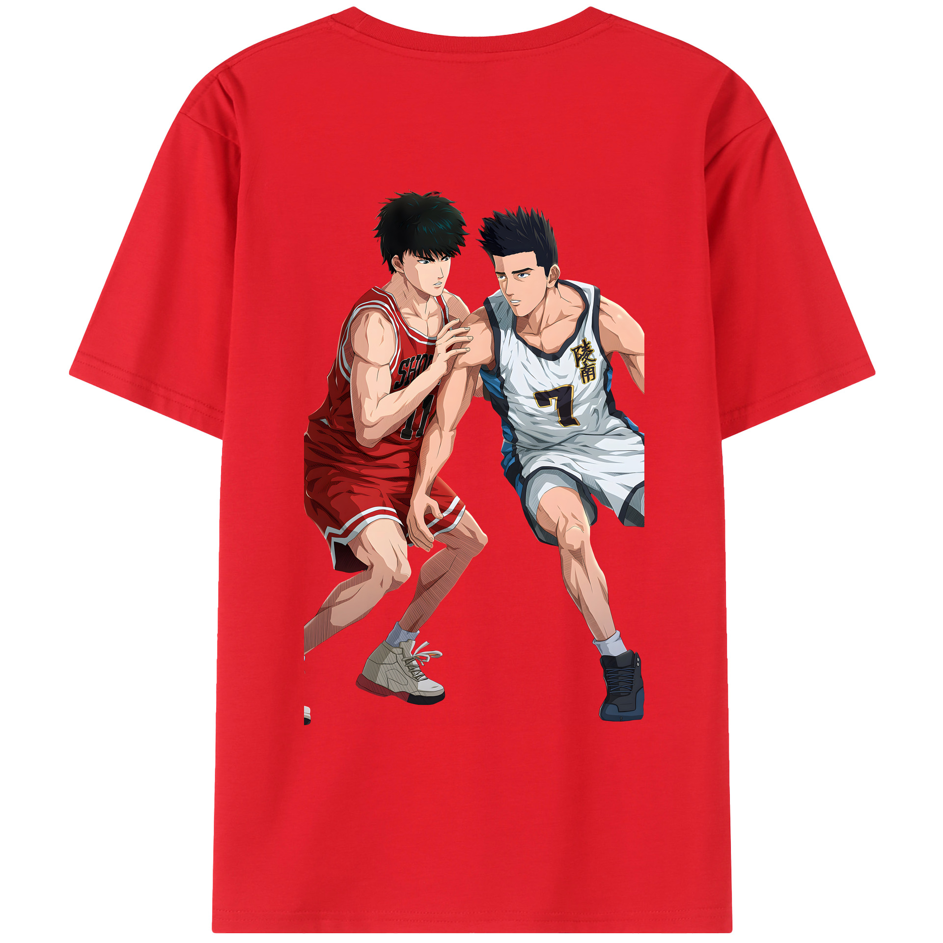 SLAM DUNK／スラムダンク レディース半袖Tシャツ(バックプリント)