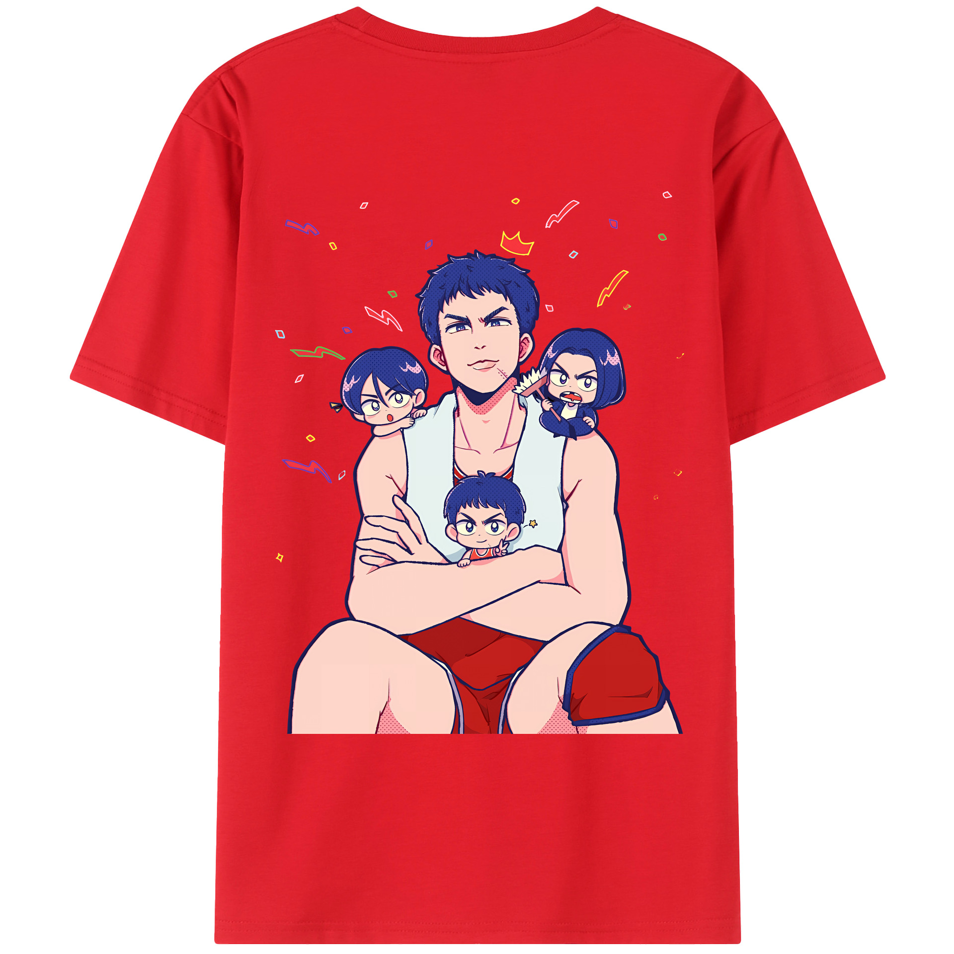 SLAM DUNK／スラムダンク レディース半袖Tシャツ(バックプリント)