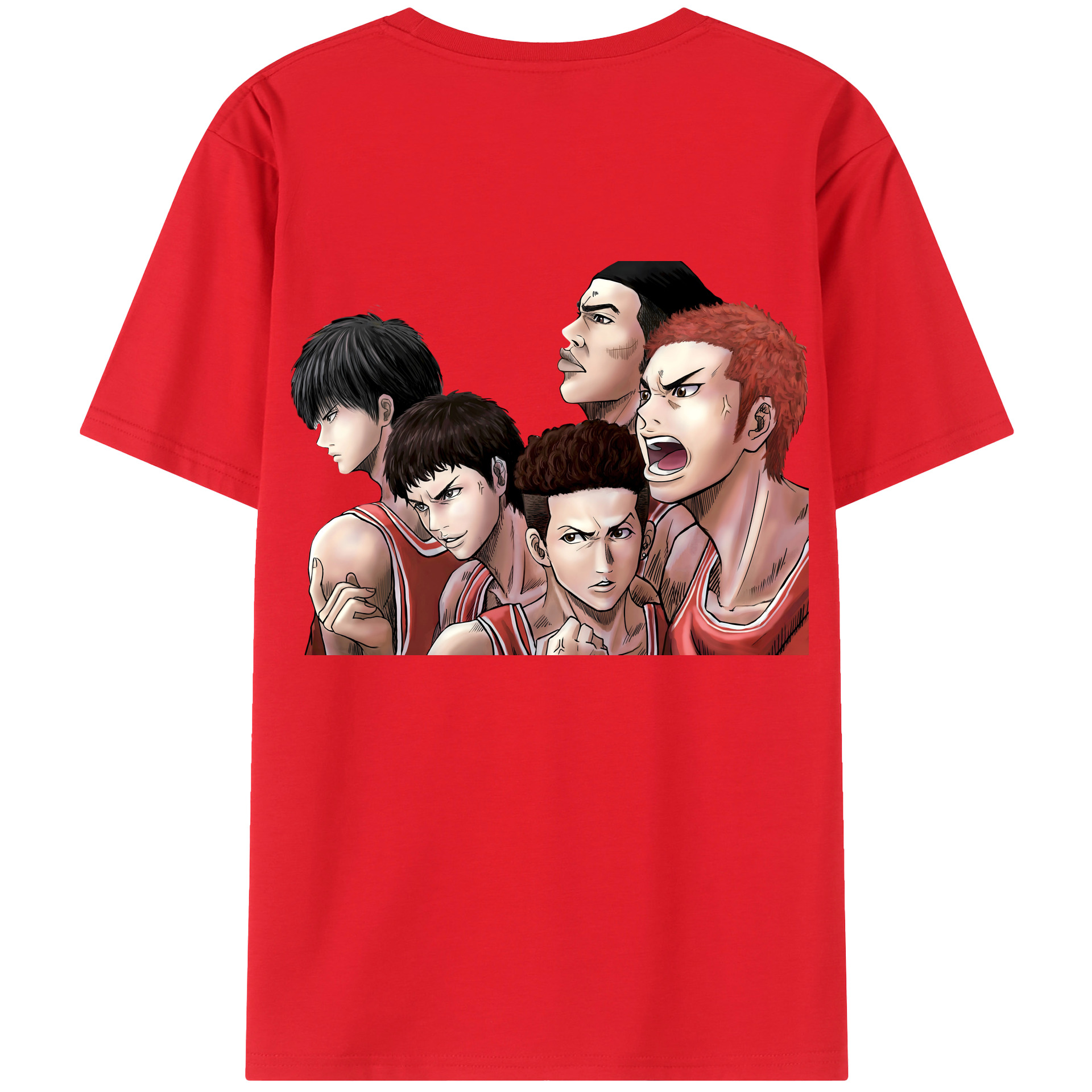 SLAM DUNK／スラムダンク レディース半袖Tシャツ(バックプリント)