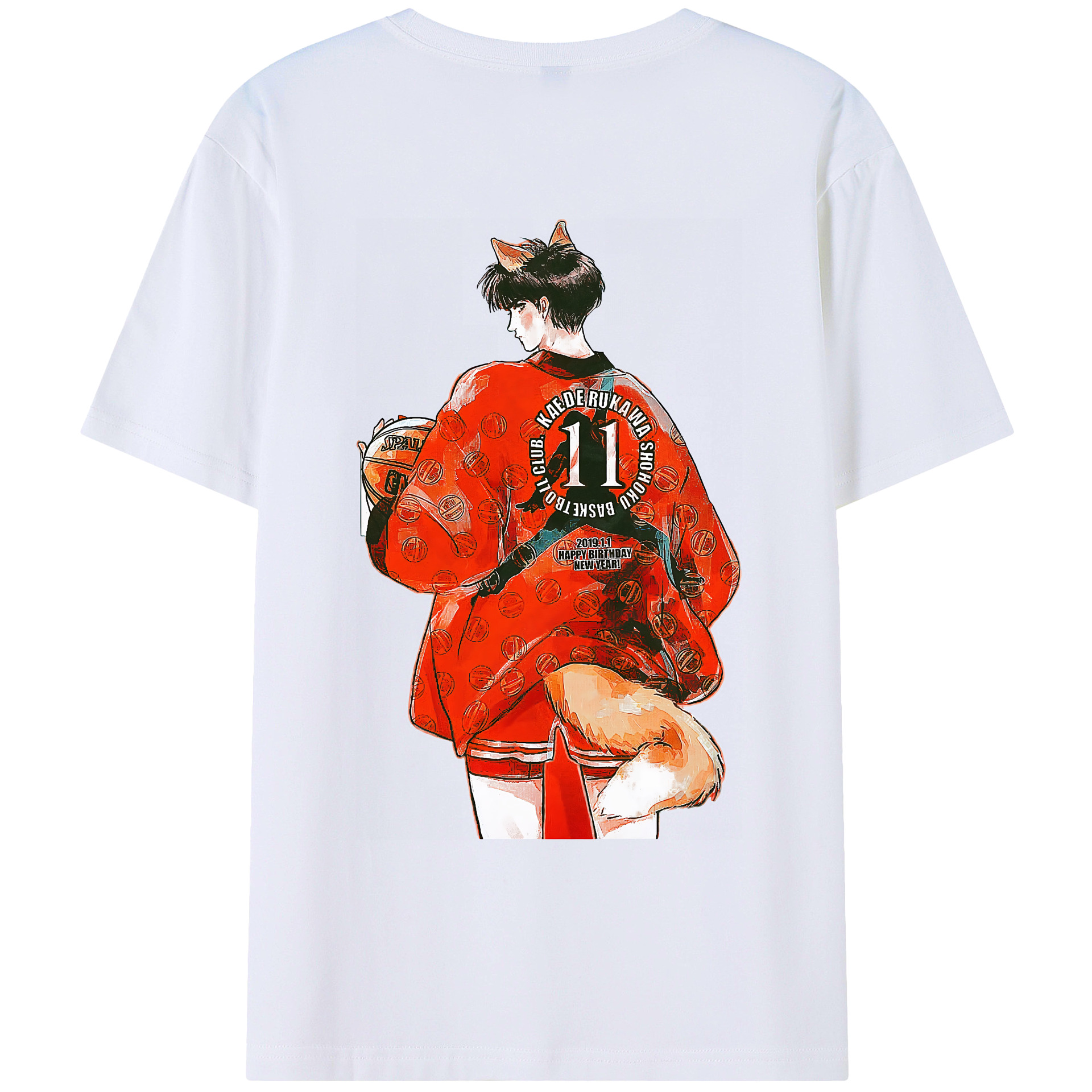 （画像用） SLAM DUNK／スラムダンク レディース半袖Tシャツ(バックプリント)