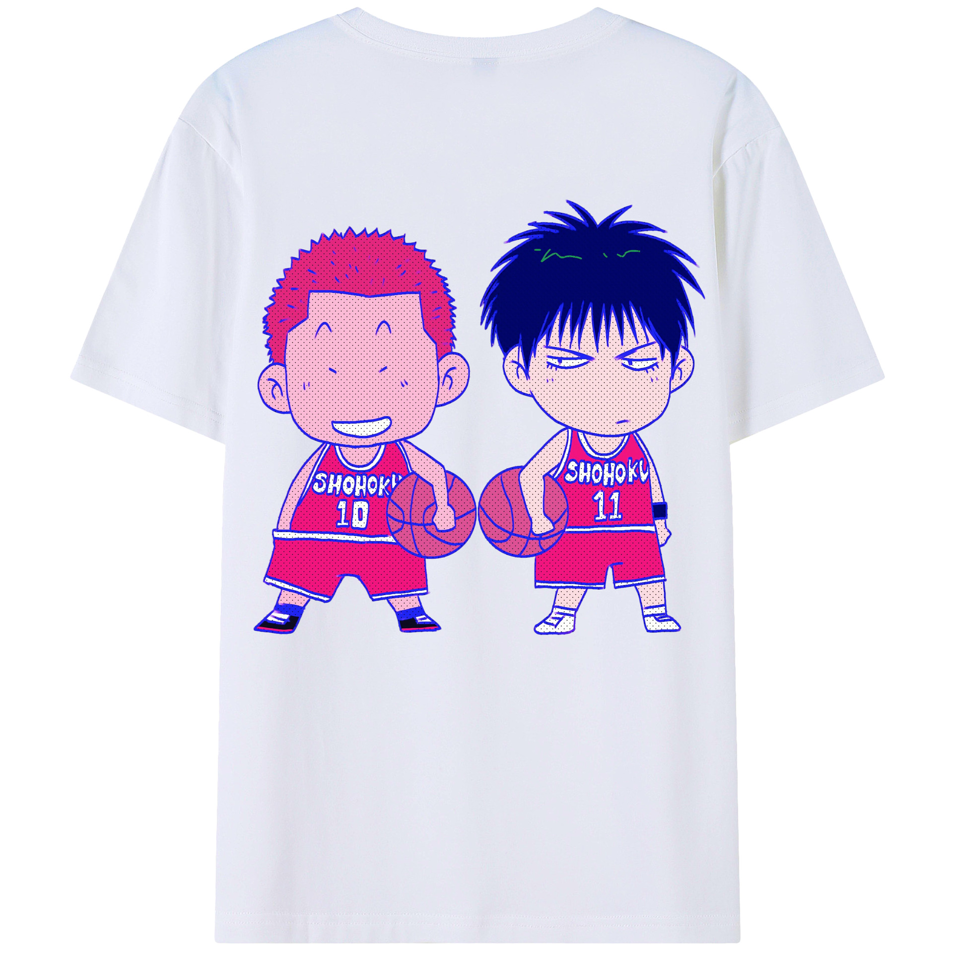 SLAM DUNK／スラムダンク レディース半袖Tシャツ(バックプリント)
