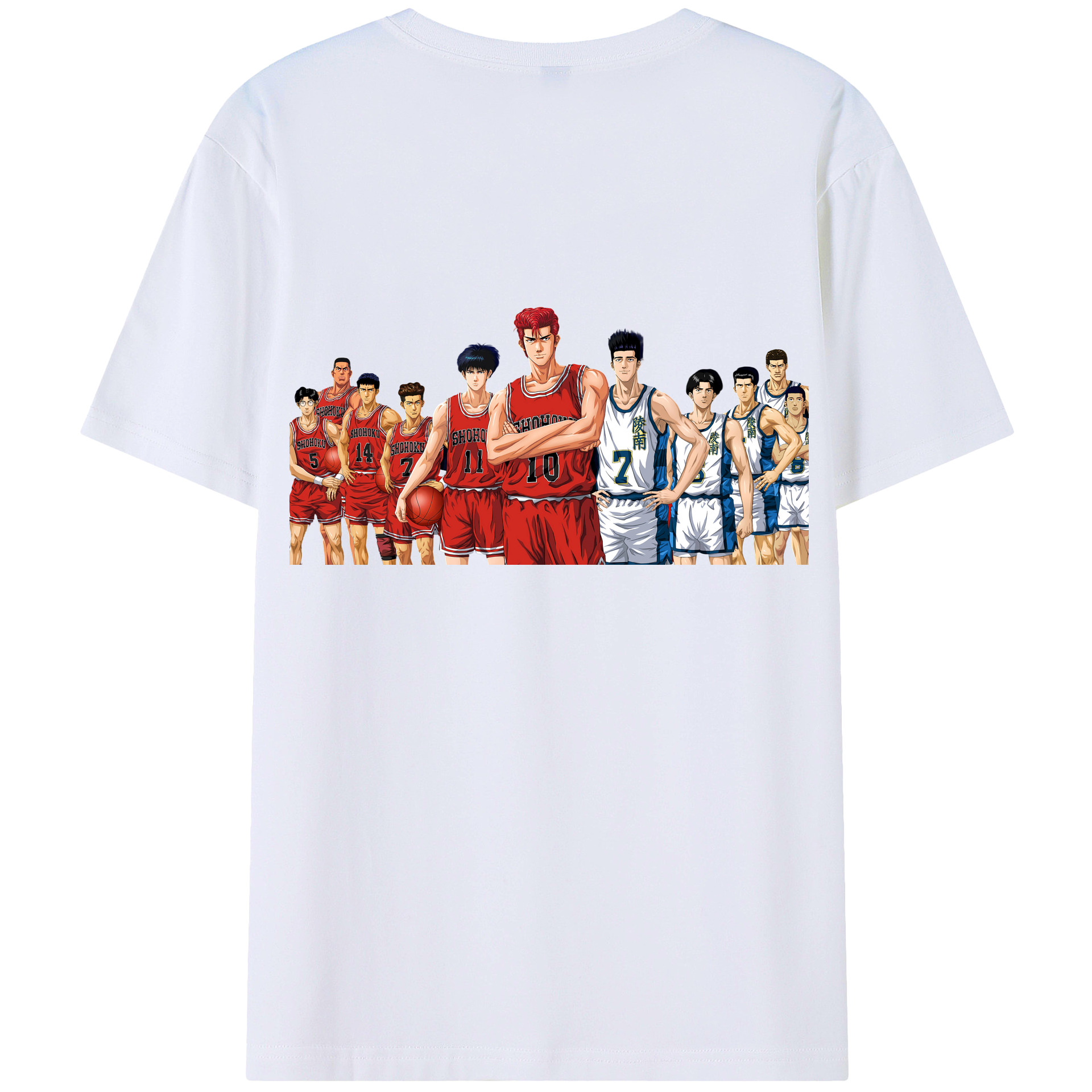 SLAM DUNK／スラムダンク レディース半袖Tシャツ(バックプリント)