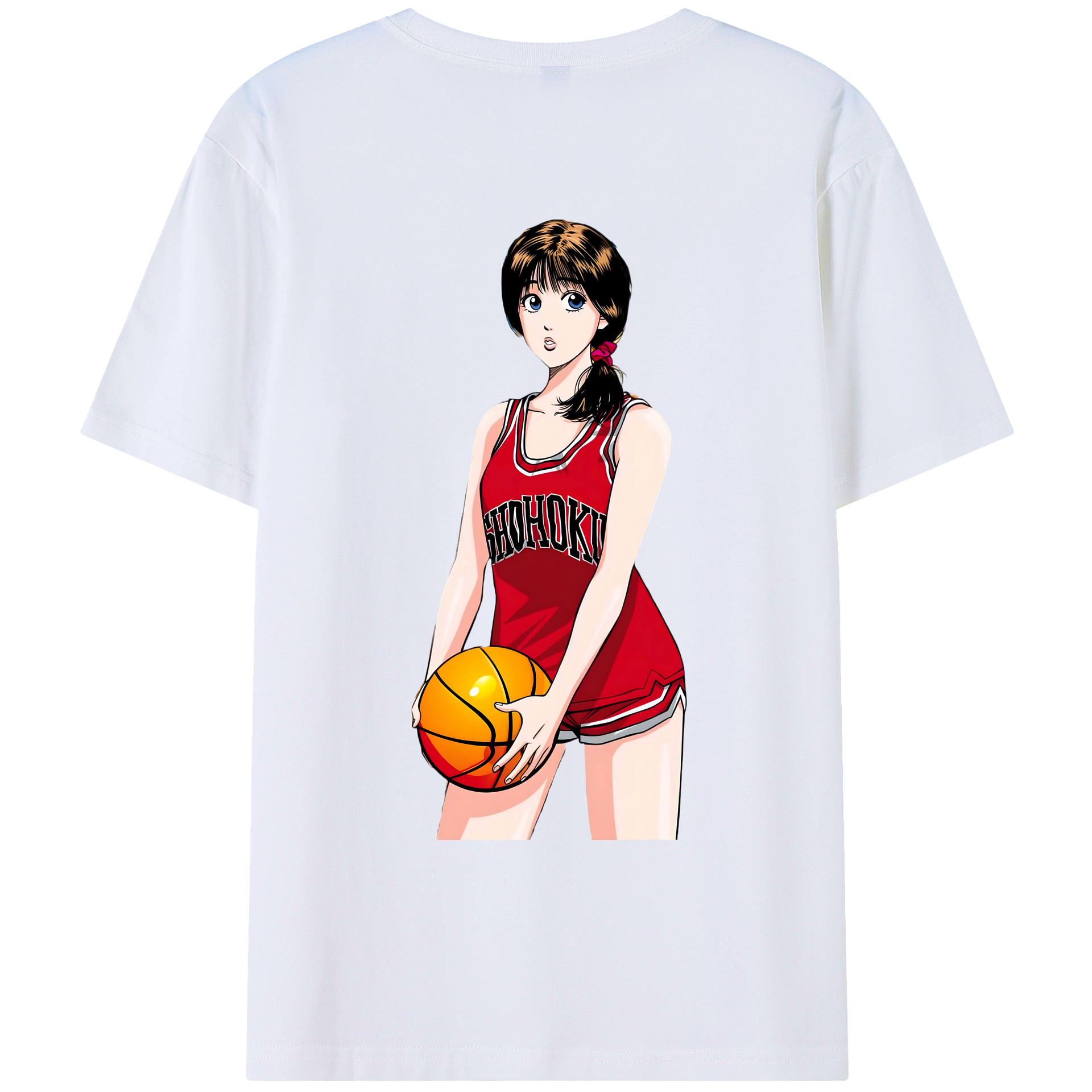 SLAM DUNK／スラムダンク レディース半袖Tシャツ(バックプリント)