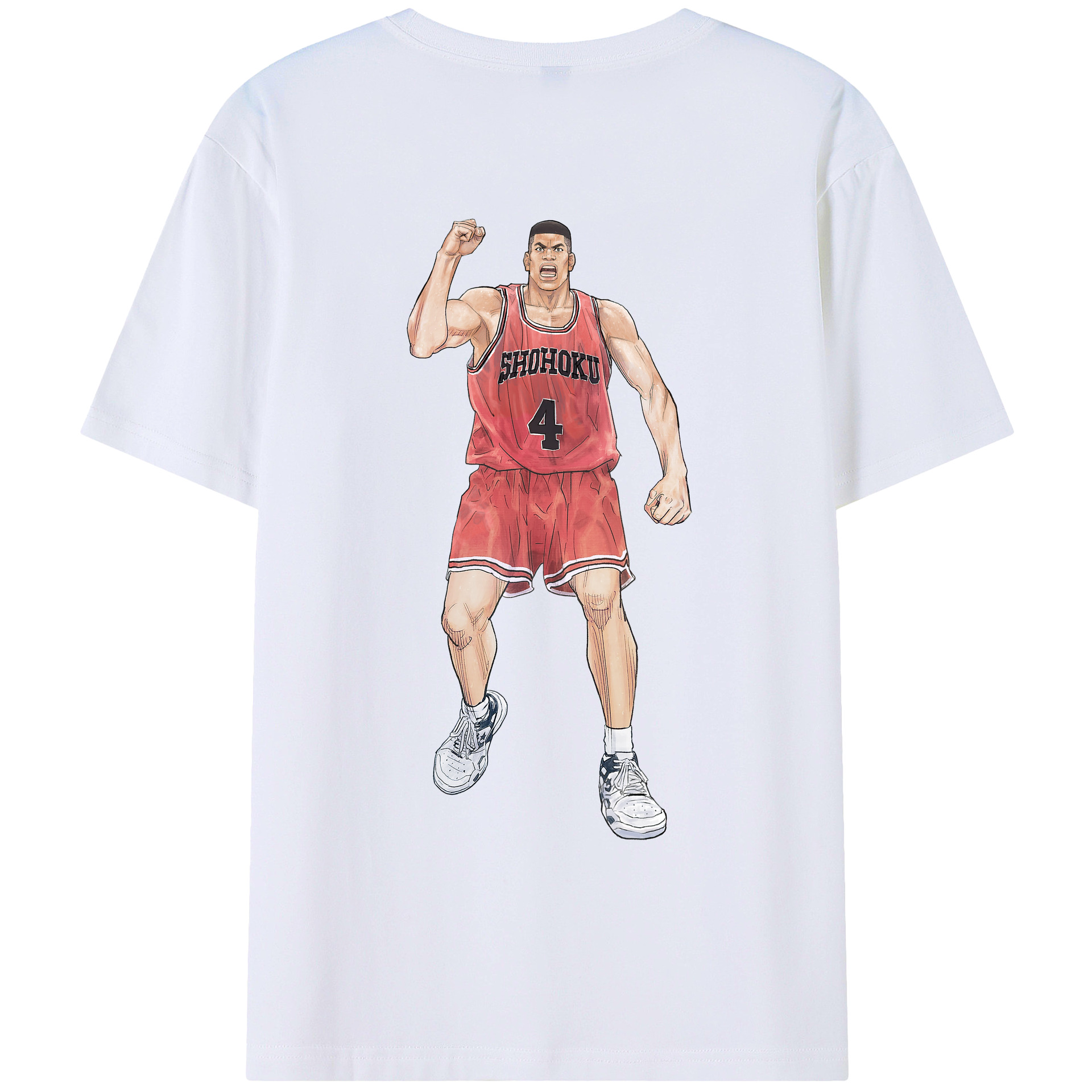 SLAM DUNK／スラムダンク レディース半袖Tシャツ(バックプリント)
