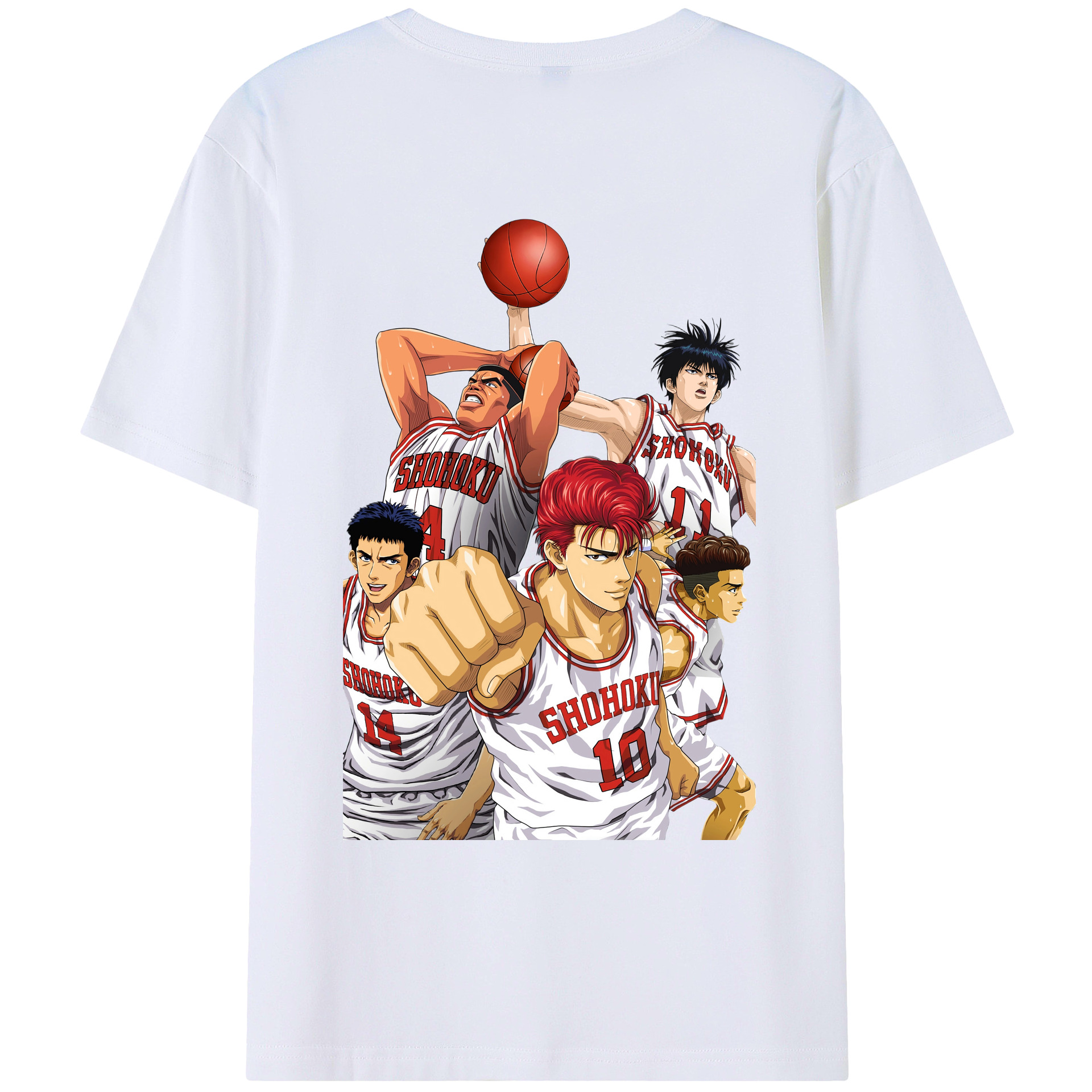 SLAM DUNK／スラムダンク レディース半袖Tシャツ(バックプリント)