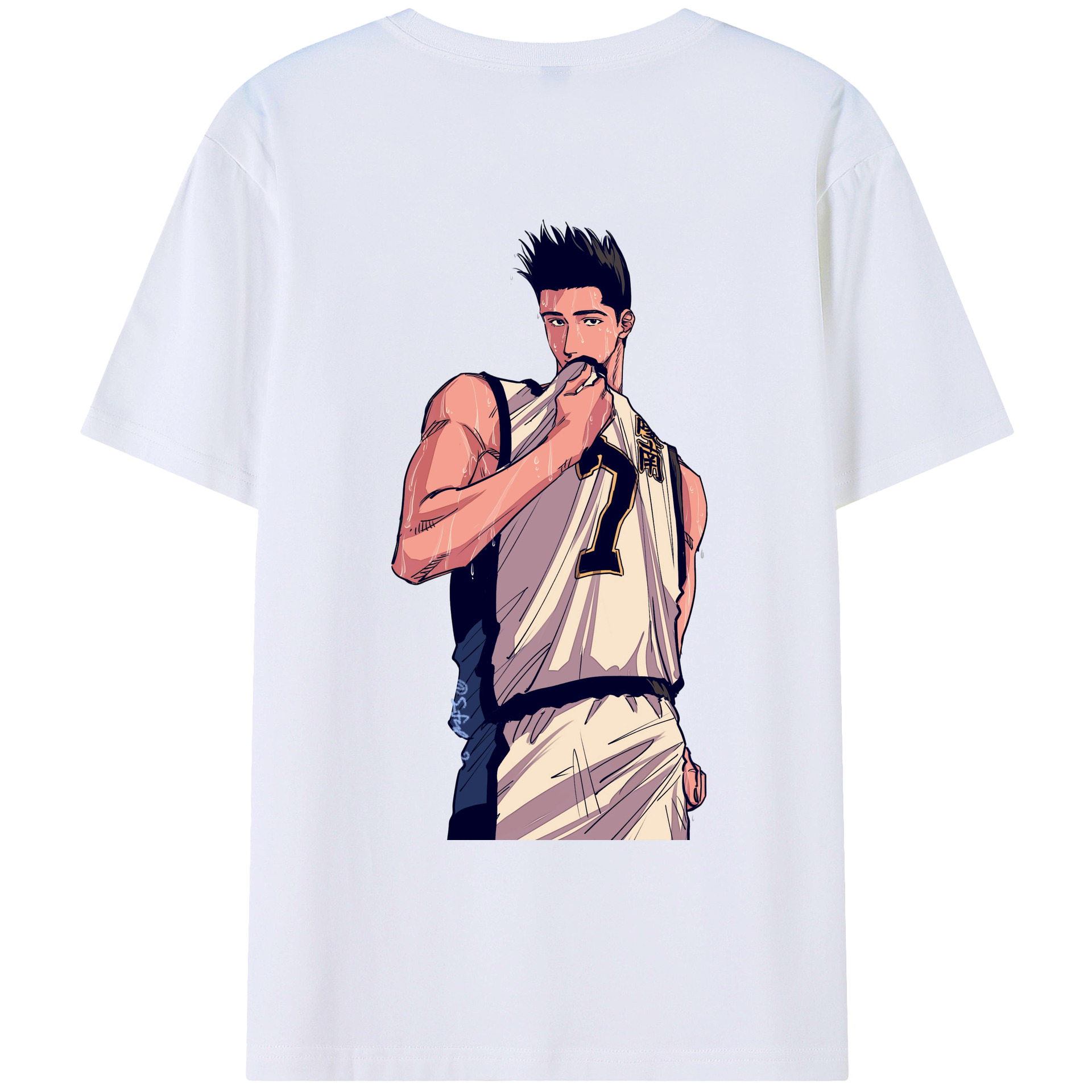 SLAM DUNK／スラムダンク レディース半袖Tシャツ(バックプリント)