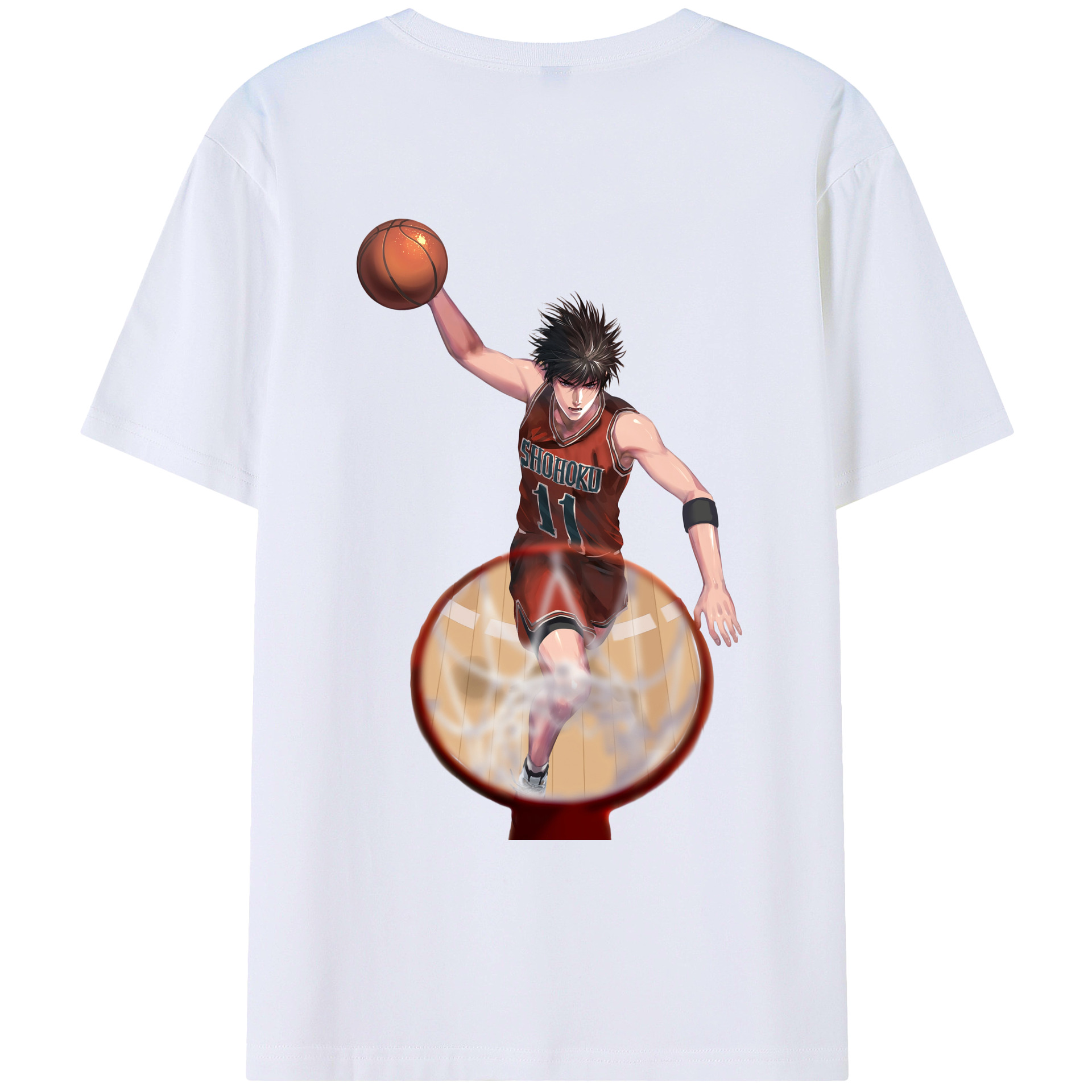 （画像用） SLAM DUNK／スラムダンク レディース半袖Tシャツ(バックプリント)
