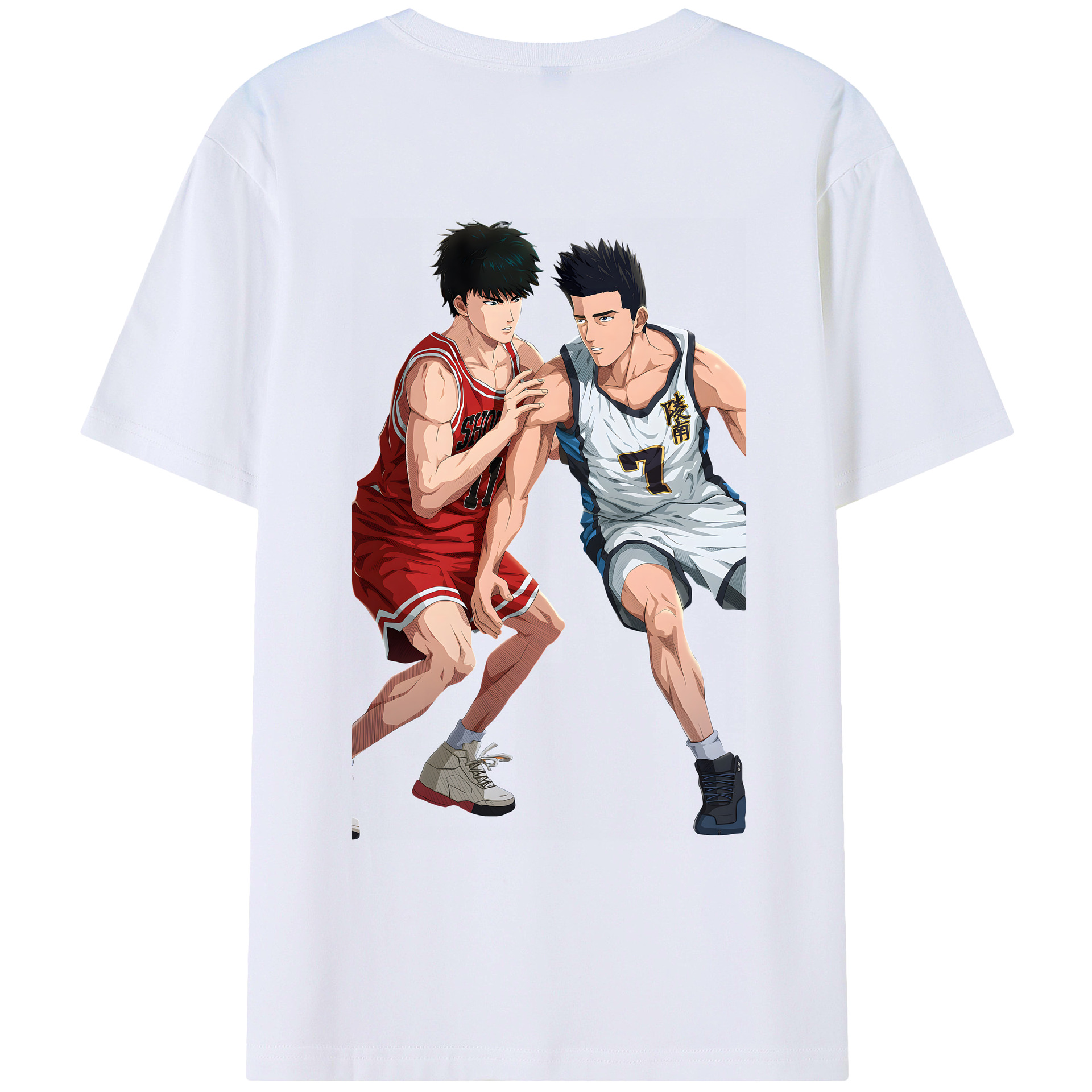 SLAM DUNK／スラムダンク レディース半袖Tシャツ(バックプリント)