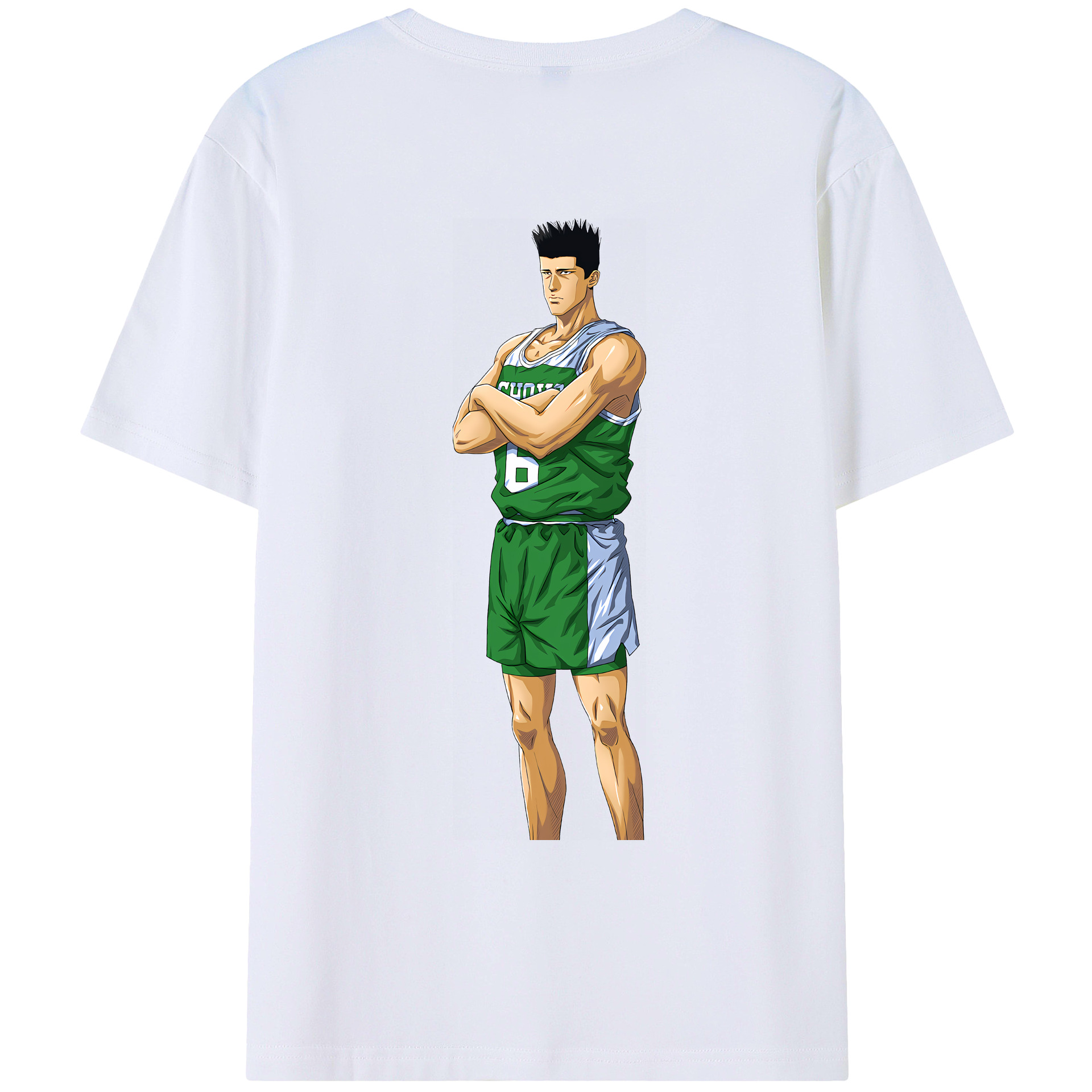 SLAM DUNK／スラムダンク レディース半袖Tシャツ(バックプリント)