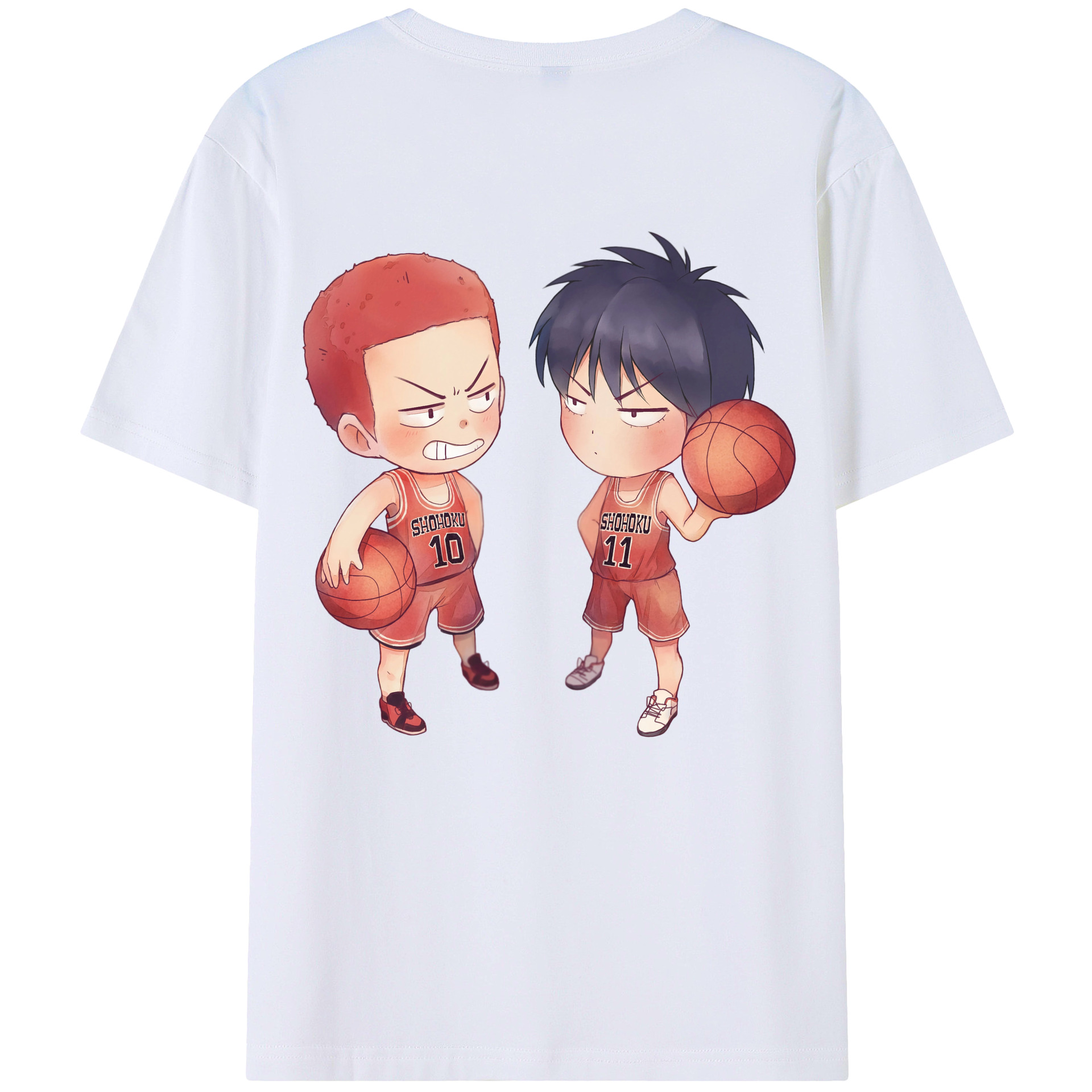SLAM DUNK／スラムダンク レディース半袖Tシャツ(バックプリント)