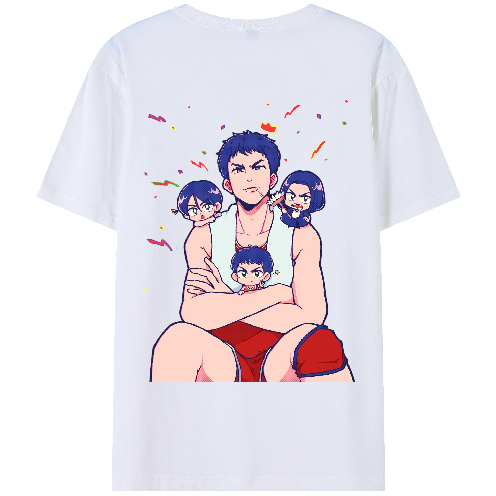 SLAM DUNK／スラムダンク レディース半袖Tシャツ(バックプリント)