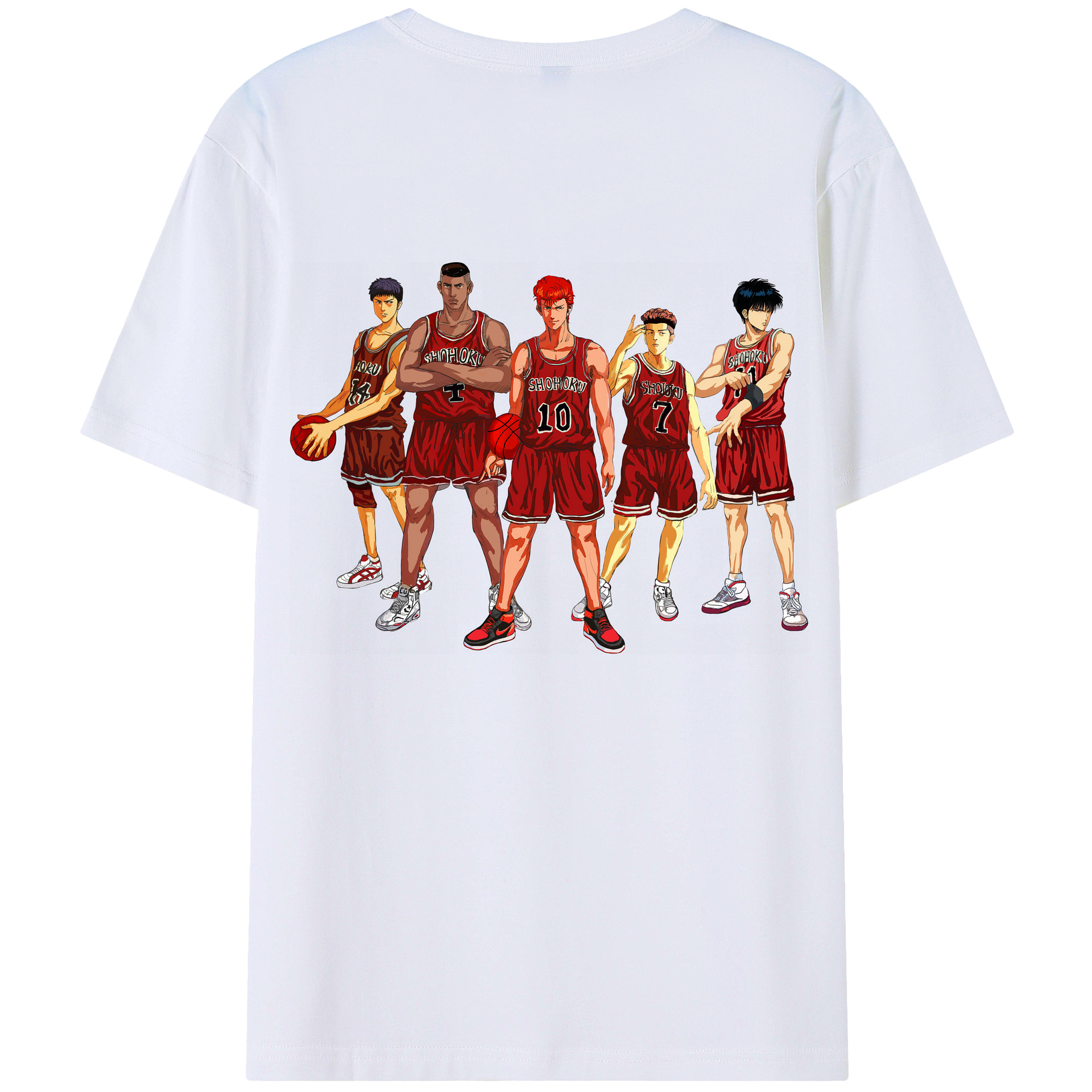（画像用） SLAM DUNK／スラムダンク レディース半袖Tシャツ(バックプリント)