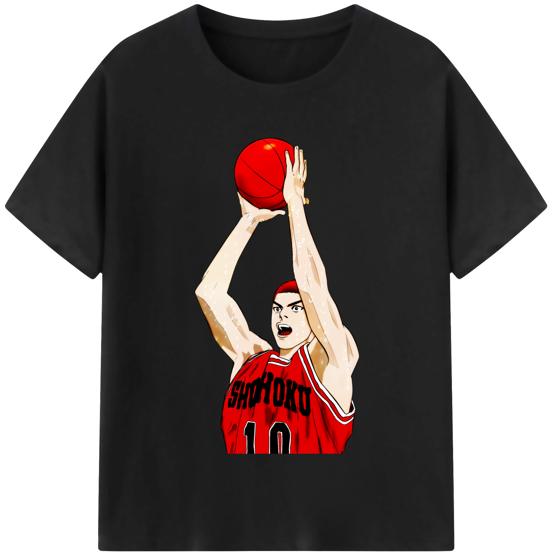 （画像用） SLAM DUNK／スラムダンク レディースカジュアルプリントTシャツ（綿100％）