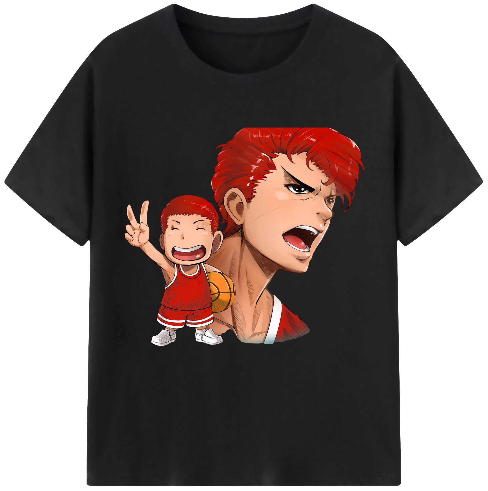 （画像用） SLAM DUNK／スラムダンク レディースカジュアルプリントTシャツ（綿100％）