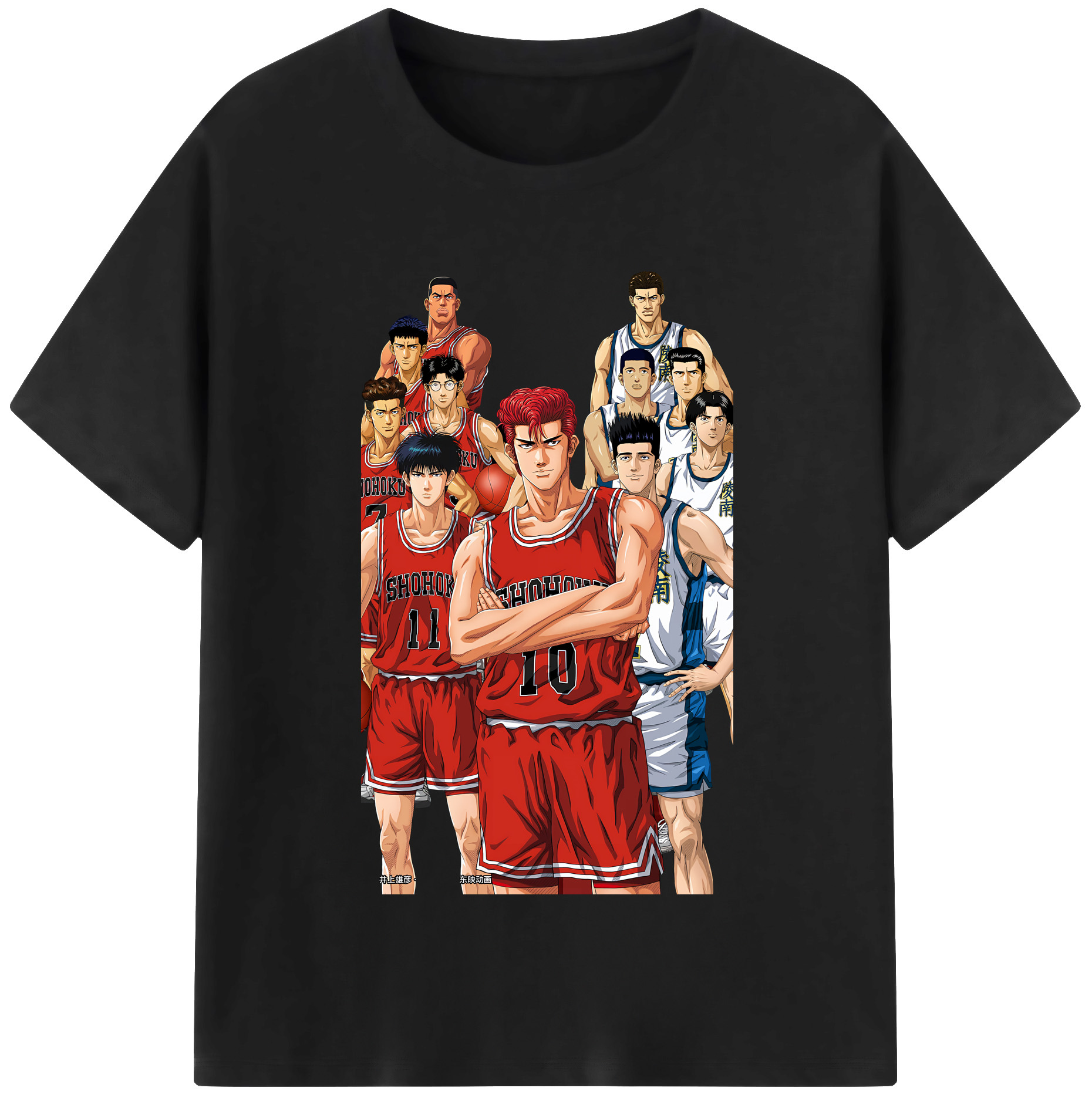（画像用） SLAM DUNK／スラムダンク レディースカジュアルプリントTシャツ（綿100％）