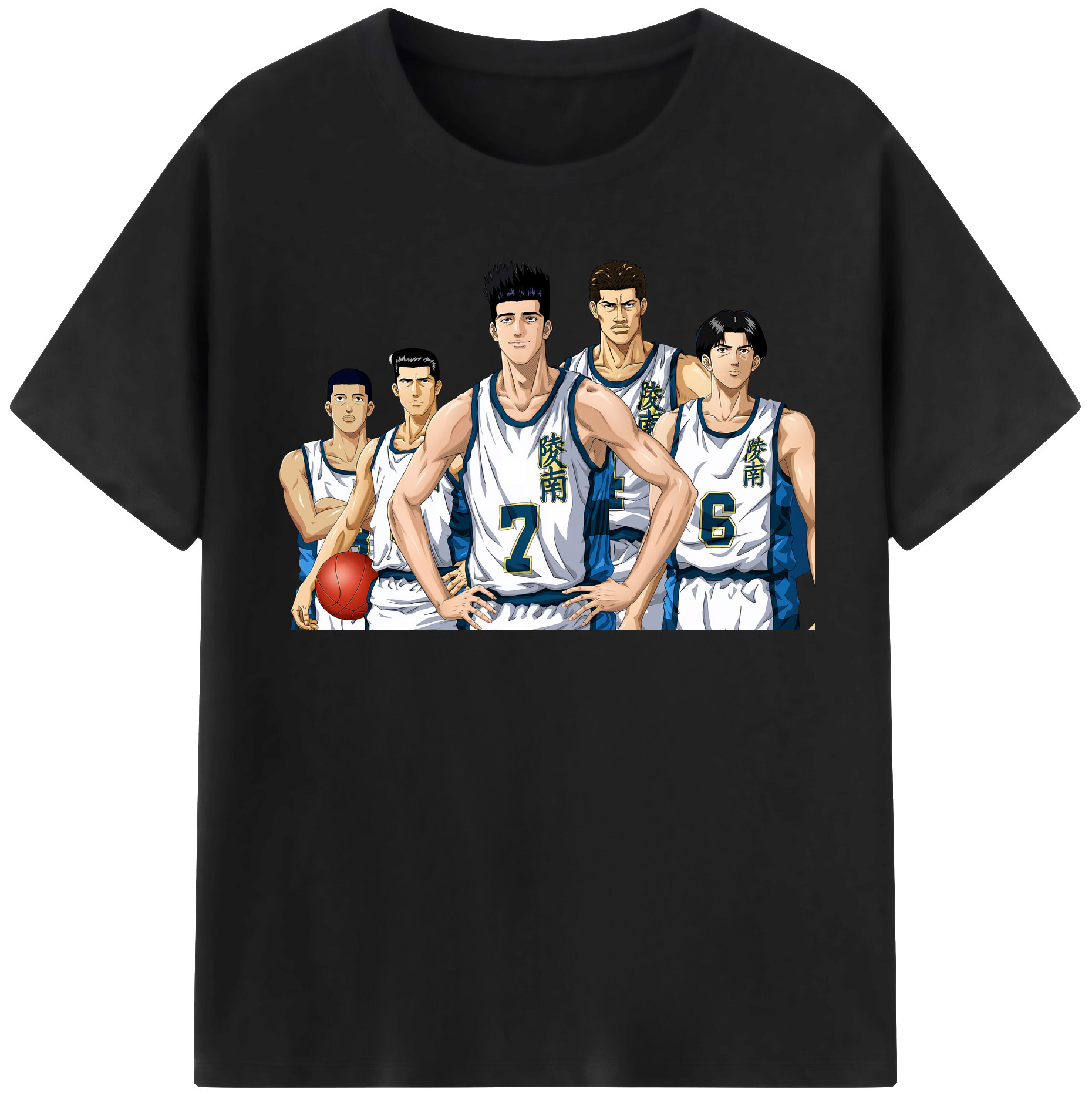 （画像用） SLAM DUNK／スラムダンク レディースカジュアルプリントTシャツ（綿100％）