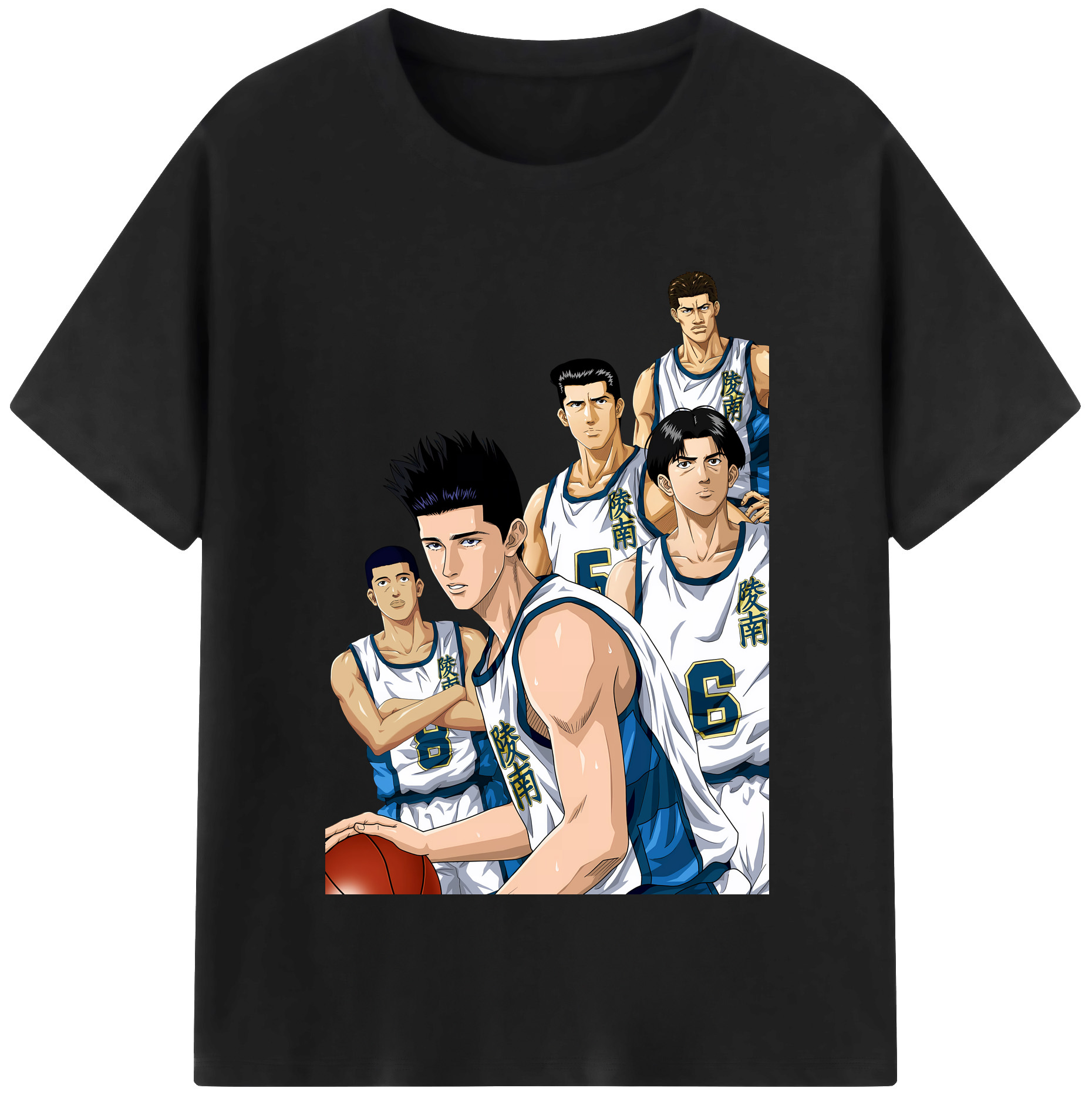 （画像用） SLAM DUNK／スラムダンク レディースカジュアルプリントTシャツ（綿100％）
