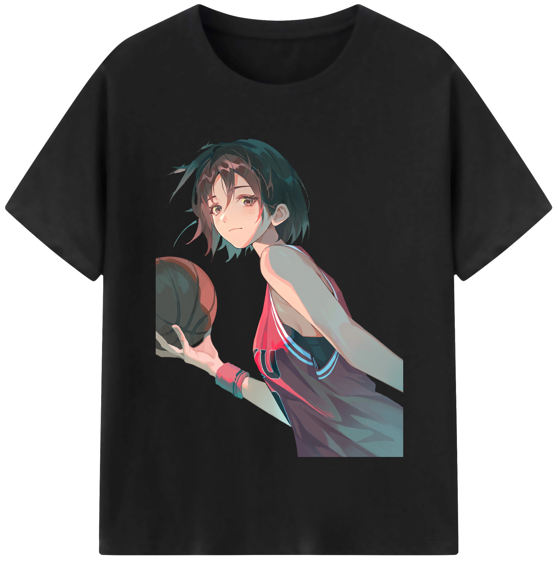 （画像用） SLAM DUNK／スラムダンク レディースカジュアルプリントTシャツ（綿100％）