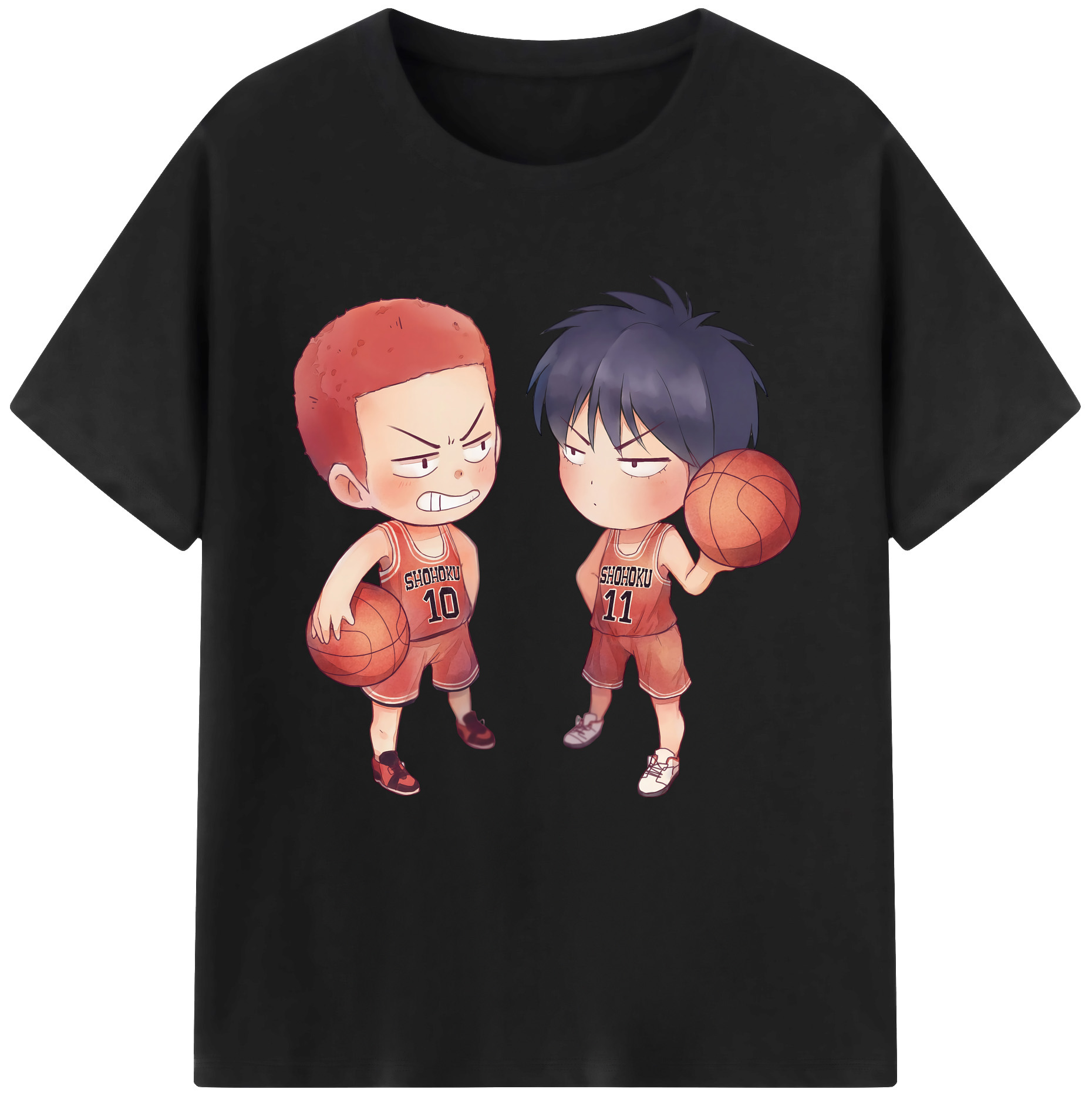 （画像用） SLAM DUNK／スラムダンク レディースカジュアルプリントTシャツ（綿100％）