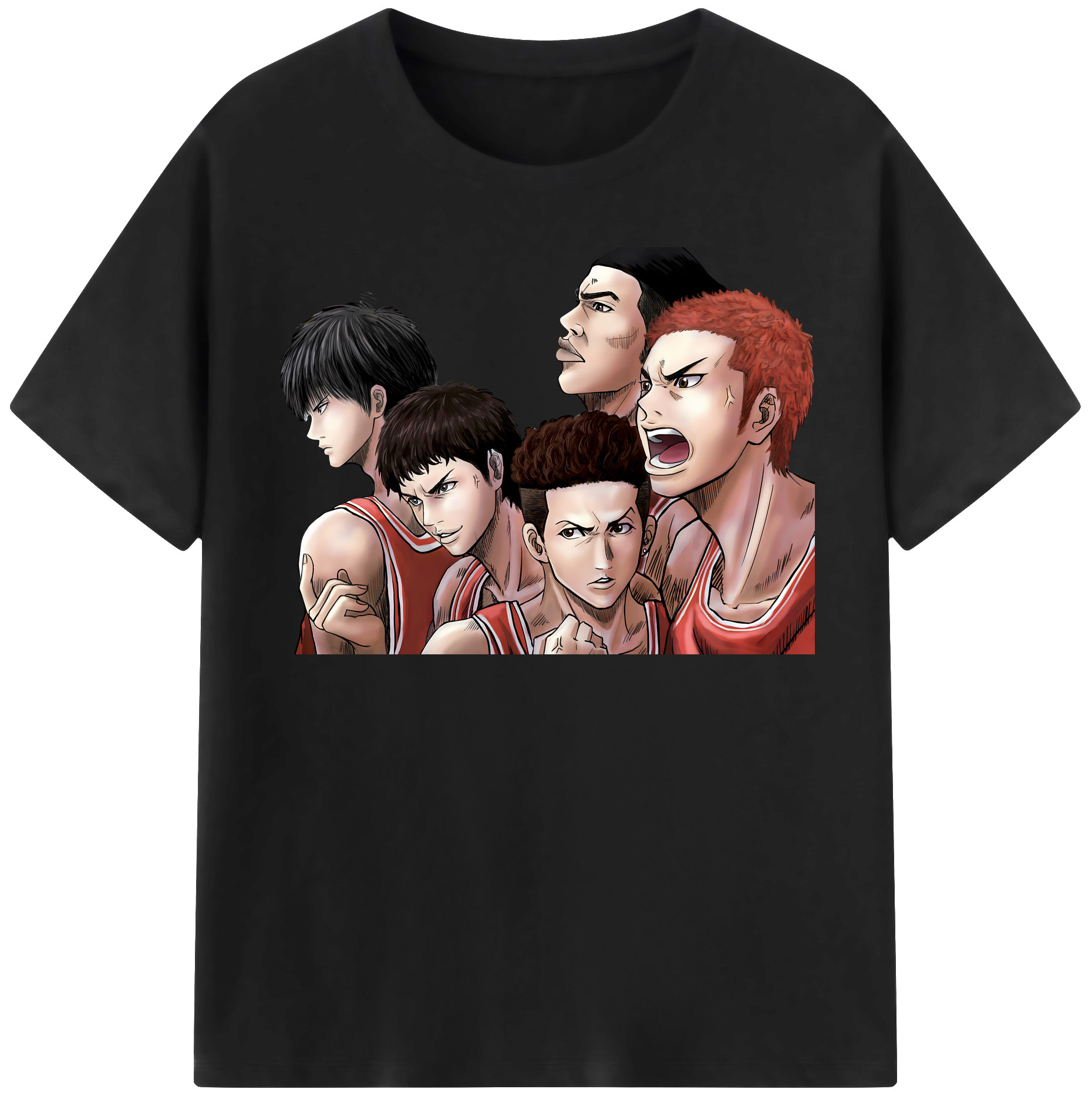 （画像用） SLAM DUNK／スラムダンク レディースカジュアルプリントTシャツ（綿100％）